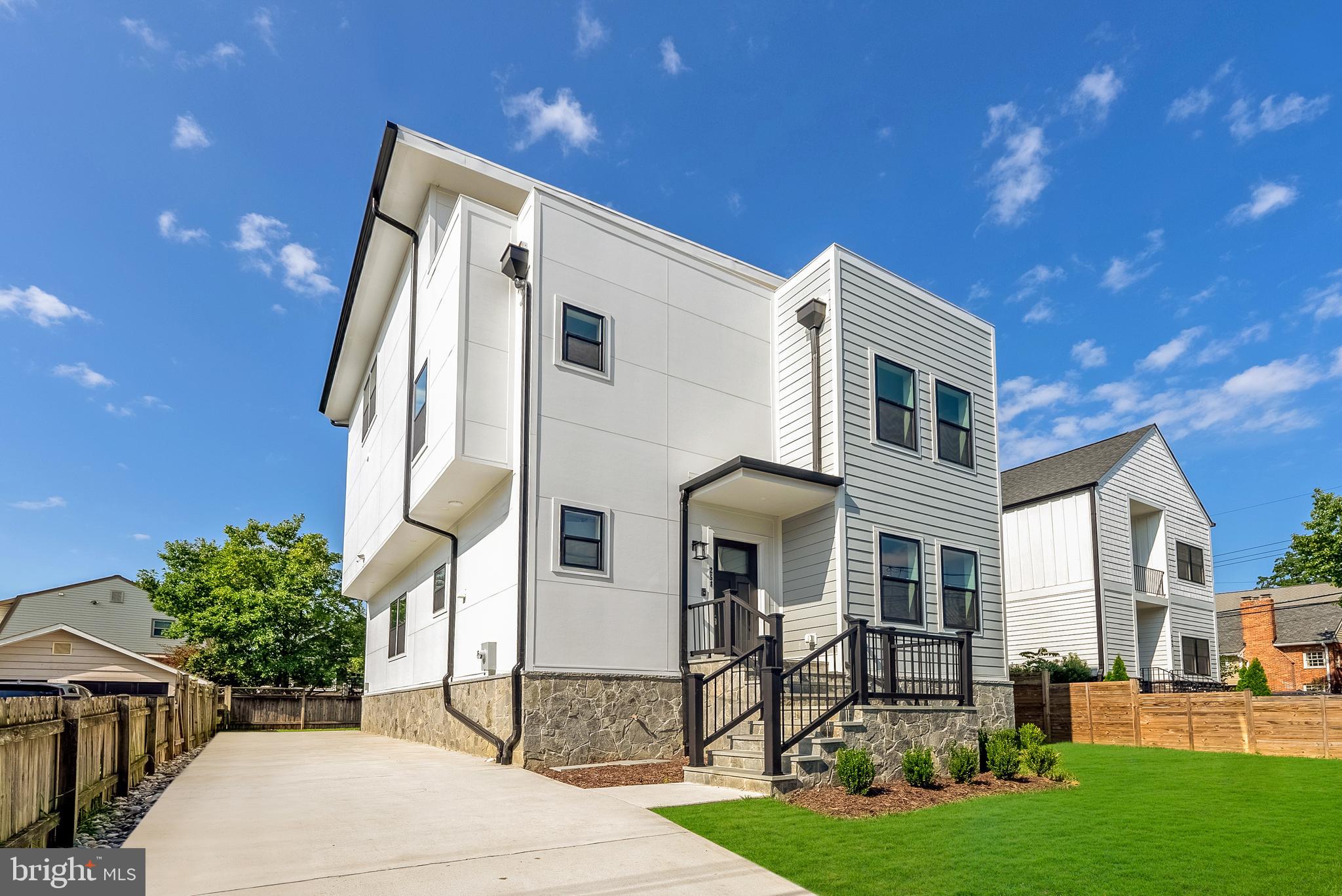 Spectacular Custom Home in Lyon Park * Four Levels of New Construction * Amazing Natural Light  - 34 Windows! * This House Offers It All: Gourmet Kitchen with Double Oven, Two Dishwashers & Induction Cooktop; Home Office; Roof Top Deck; Huge Bonus Room; Lower Level Suite with Kitchen & Separate Laundry Hook Up; Gas Fireplace; Dog Shower; Car Charger & Gas Grill Hook Ups; Even a Laundry Chute * Ready for First New Owner * Sidewalks Lead to Clarendon,  Fort Myer, Whole Foods, Metro  & More *  Check Out the Video!
