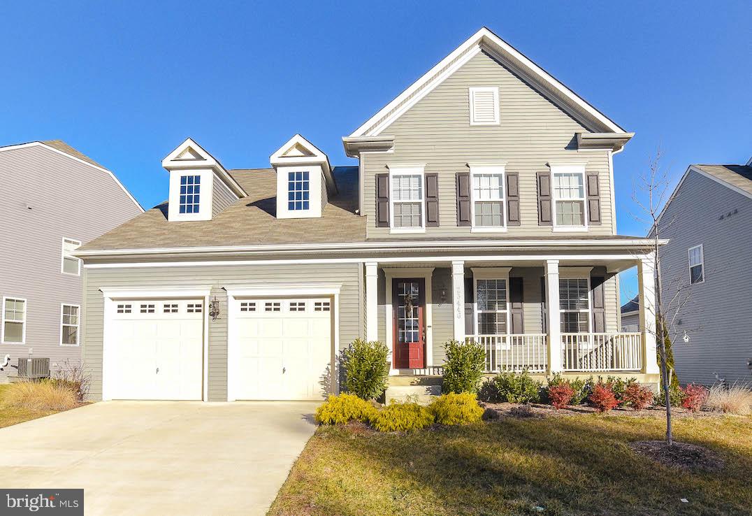 Get ready because this house has it all!  Open concept first floor living with luxury vinyl plank flooring throughout.  The foyer leads you to the formal living room and formal dining room.  The gourmet kitchen has a large island, granite counters, stainless appliances, double ovens, gas top cooking and more storage that you could ever imagine.  The morning room off kitchen with vaulted ceilings is great space for relaxing with a cup of coffee or as additional entertaining space.   The great room opens up off the kitchen and is very spacious.  A deck off the kitchen leads to the fenced back yard ready for summer cook outs.  The upstairs includes a laundry room for ease and no need to haul clothes up and down stairs.  The primary bedroom has a large walk in closet.  Primary bathroom includes soaking tub, separate shower, dual sinks, and tile flooring.  There are 3 additional bedrooms on this floor and a hall bathroom.  The basement includes a rec room, bedroom, full bathroom, and a media/theater/den area.  So much space and close to everything.  Shopping is just around the corner.  A short drive to the base and easy access to main roads for longer commuters.  The HOA amenities include a pool, tennis court areas and playgrounds throughout the community.  Come and take a look today and make this one your home.   Please make all appointments through showing time online system.