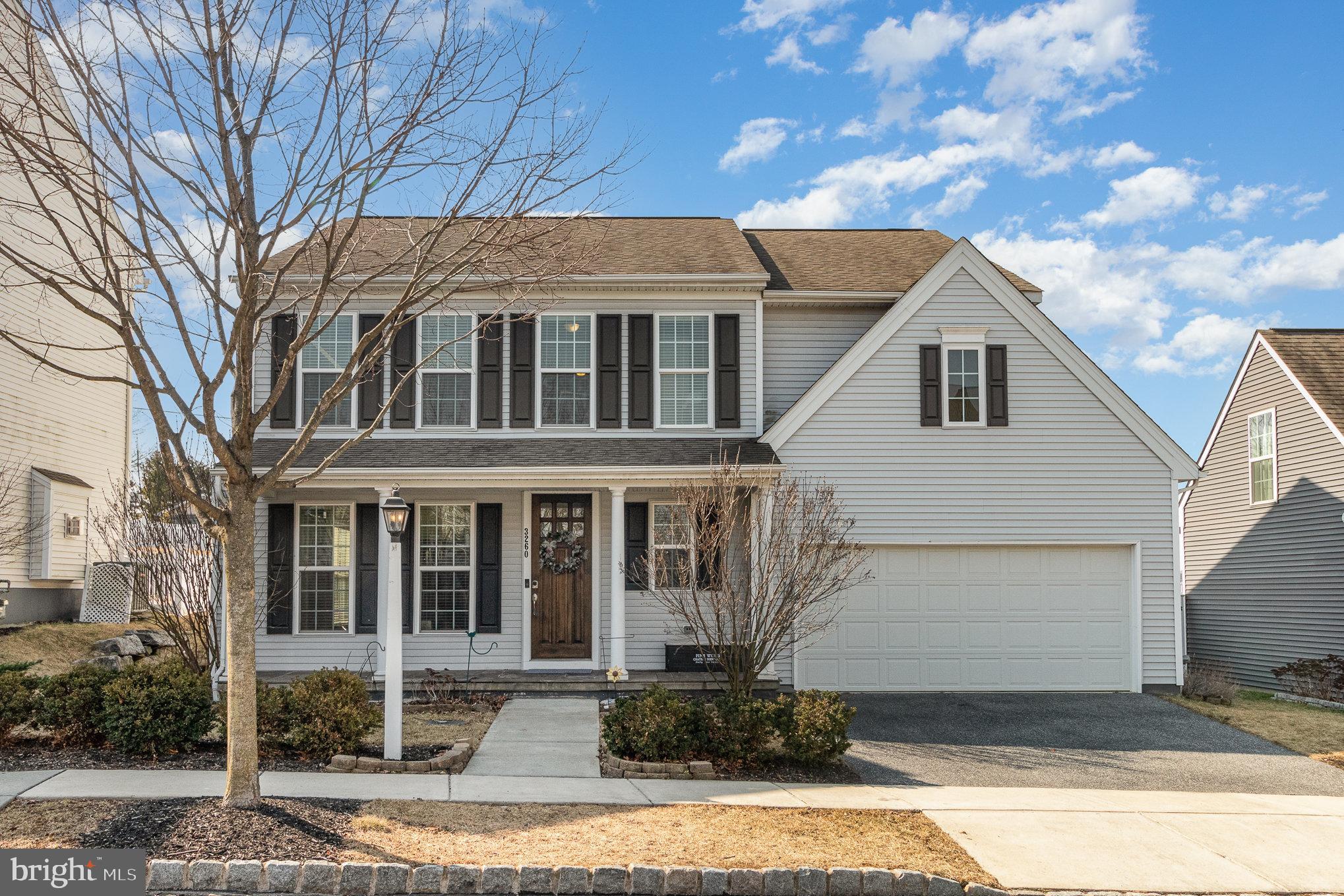 Welcome to 3260 Mission Hill Road in the sought-after Arcona community of Lower Allen Township! This spacious 4 bedroom, 2 full and 2 half bath home offers over 2,475 square feet of comfortable living space designed for both everyday living and entertaining.
Step inside to find formal living and dining rooms, perfect for hosting gatherings. The beautifully designed kitchen boasts granite countertops, a stylish tile backsplash, ample cabinetry, and plenty of workspace to prepare meals with ease. Adjacent to the kitchen, the inviting family room features a cozy fireplace, creating the perfect spot to relax and unwind.
Upstairs, the primary suite provides a private retreat with a walk-in closet and a full bath. Three additional generously sized bedrooms, a full bath, and a versatile loft space complete the second level.
The finished basement extends the living space, featuring a spacious family room with built-in oak shelving, an exercise room, a tiled half bath, and plenty of storage area.
Outside, enjoy the welcoming front porch, a backyard patio ideal for outdoor dining, and a fully vinyl fenced yard with hardscaping, providing a serene setting for relaxation and entertainment. A two-car garage adds convenience and extra storage.
Come explore this beautiful home and see why Arcona is such a desirable place to live.  A joy to own!