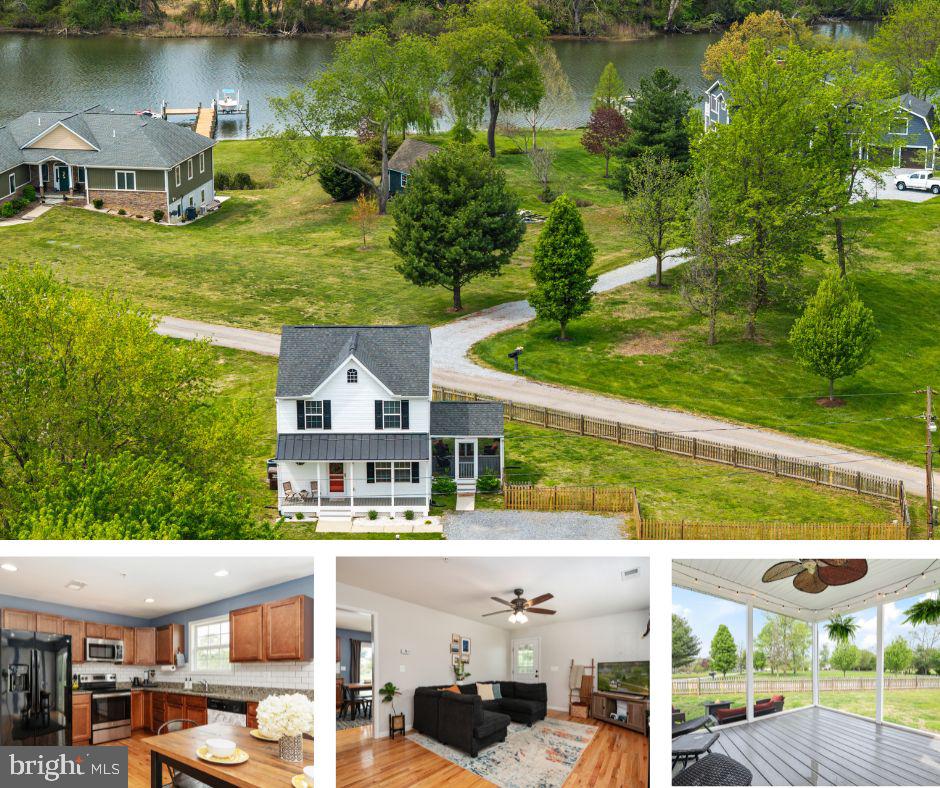 $25k Price Improvement  + Views of Crab Alley! Welcome to 200 Newtown Road, a charming home perfectly suited for those looking to enjoy Eastern Shore living. The inviting front porch offers the perfect spot to relax and unwind, while the screened porch provides additional space to enjoy the outdoors in comfort. Inside, you’ll find a generously sized kitchen with room for a table for six, ideal for everyday living and entertaining. A sliding door leads to the fenced backyard, offering both convenience and privacy. Enjoy peaceful water views and the freedom of no HOA restrictions. Located just around the corner from Public Landing, this home is perfect for those who love being on the water—bring your boat and take advantage of nearby access. With 3 bedrooms, 2.5 bathrooms, and a price of $445,000, this home offers an excellent opportunity to own near the water in a desirable location.