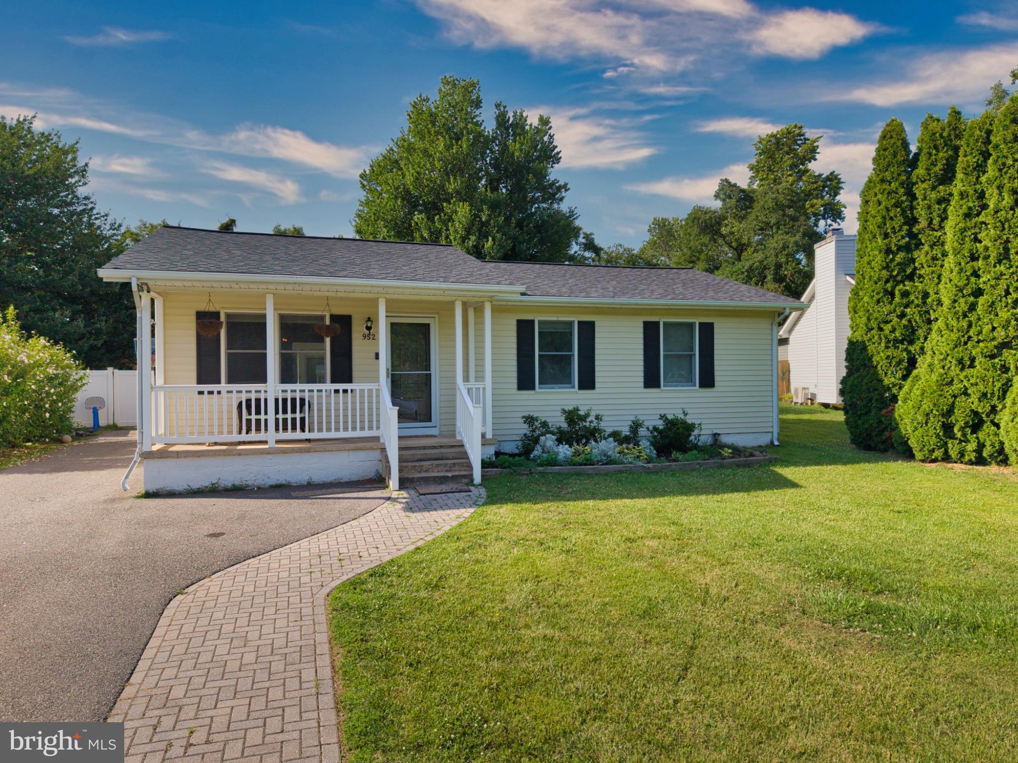 This charming ranch-style home in the desirable Cloverfields community offers a perfect blend of comfort and modern living. With 3 bedrooms and 1.5 baths (half bath in primary), the interior features a traditional floor plan that seamlessly connects the kitchen, dining, and living areas, ideal for gatherings. The country kitchen boasts an island and ample appliances, including a built-in microwave and dishwasher. Enjoy the luxury vinyl plank flooring throughout, enhancing the home's inviting atmosphere. Step outside to a spacious 0.43-acre lot, beautifully landscaped and backing to mature treelike, providing a peaceful retreat. The community amenities include a pool, community beach, fishing pier, marina, clubhouse, tot lot and ballfields... perfect for outdoor enthusiasts. Located just blocks from the Chester River, enjoy scenic views and water activities. Cloverfields is known for its friendly neighborhood vibe, excellent schools, and nearby parks, ensuring a fulfilling lifestyle. Seller has performed a number of renovations, elevating the homes overall vibe and asthetics, creating a warm and inviting place to call home.
