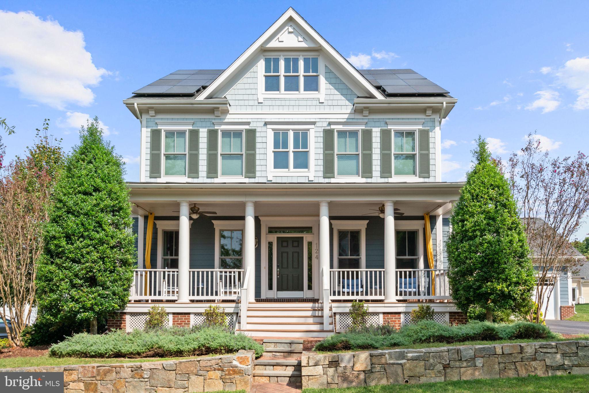 Meticulously maintained and thoughtfully designed, this modern Craftsman is ideally sited on a quiet cul-de-sac in Rockville’s Chestnut Lodge neighborhood, prized for its brick sidewalks, mature trees, and residential calm.

Oversized windows flood the home with natural light, showcasing four bedrooms, two-and-one-half baths, and an open, inviting floor plan accented by hardwood floors, tall ceilings, recessed lighting, and well-curated fixtures throughout.

An expansive covered front porch creates an immediate sense of welcome and sets the tone for relaxed gatherings. Inside, the main level offers exceptional flow for everyday living and entertaining. A soaring foyer opens to formal living and dining rooms and an eat-in chef’s kitchen with a large center island and breakfast bar overlooking the family room with fireplace. A dedicated first-floor office with a bay window and a powder room complete the level. Entertaining is effortless with a sunny breakfast room, butler’s pantry, and direct access to the rear deck, stone patio, and professionally landscaped yard.

The second level is anchored by a generous primary suite with dual walk-in closets and an en suite bath featuring a soaking tub and dual undermount sinks. Three additional bedrooms, a full hall bath, and convenient upper-level laundry provide flexibility for a wide range of living needs.

The lower level offers abundant storage, a spacious recreation room with recessed lighting, and a flexible bonus area currently configured as a home gym. With an existing egress window and ample square footage, the space allows for the future addition of a legal bedroom and full bath.

The property is further enhanced by a large landscaped yard, ample parking with a two-bay garage and private driveway, an EV charger, and solar panels that support everyday convenience and reduced energy costs.

Chestnut Lodge is one of Rockville’s most quietly compelling neighborhoods, offering newer homes suited to today’s lifestyles and close proximity to parks and shopping districts, including Rockville Town Center’s restaurants, boutiques, community events, green space, and seasonal ice skating rink, provides Pike & Rose, Wildwood Shopping Center, Montgomery Mall, Cabin John Park, downtown Bethesda, major commuter routes, and Metro.

Square footage is provided as a courtesy and sourced from a third-party vendor; measurements are deemed reliable but not guaranteed. Buyer is responsible for confirming public school matriculation patterns.