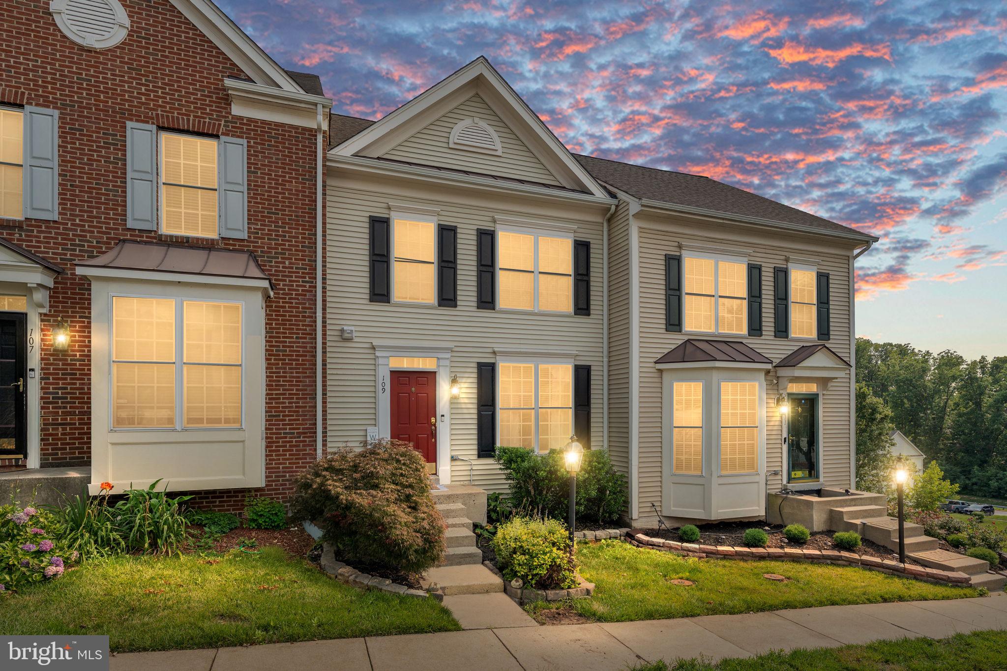 Welcome to this well-maintained three-level Colonial-style townhouse in the desirable Azalea Woods community. This move-in ready home offers 3 bedrooms, 2.5 bathrooms, and a functional floor plan designed for comfortable everyday living. The main level features a spacious living room that flows seamlessly into the dining area, creating an inviting space for both relaxing and entertaining. The eat-in kitchen with updated quartz countertops and backsplash, provides direct access to the deck overlooking the fully fenced backyard—perfect for outdoor dining, gatherings, or simply enjoying your own private outdoor space.  The upper level features the primary bedroom with a walk-in closet, primary bath with separate shower, oversized tub, and dual sinks. There are two additional bedrooms with an upper-level full bath. The finished walk-out lower level offers a versatile recreation room, ideal for a family room, home office, gym, or playroom, with easy access to the backyard. Recent updates include Roof 2023, HVAC 2023, Dishwasher 2026, and Refrigerator 2024.  Enjoy low-maintenance living with community services that include common area maintenance, snow removal, and trash collection. Conveniently located near shopping, dining, commuter routes, and everyday amenities, this home combines comfort, convenience, and value. Don’t miss the opportunity to make it yours!