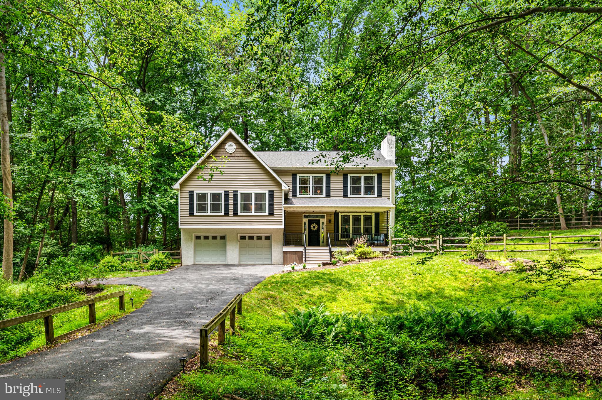 Compare to new! This lovely, unique 3 level home is so versatile regarding your needs for use. A giant main bedroom next to another bedroom, laundry, and full bath on same level. Family room, breakfast room, access to beautifully landscaped, private, fenced yard set for serenity and quiet.
The Owner has created this private and secluded retreat with lovely perennial gardens and hardscape and natural relaxation spots behind the house.
And Fox Run Lane ends on a private cul de sac nestled spot that seems like your own hideaway.
Go in the front door where a no maintenance front porch entry is an additional relaxation space.  The big beautiful Brazilian hardwood floored great room is inviting with a brick fireplace.  The classic eat in kitchen adjoining that space allows for simple peaceful enjoyment and exits to a large outdoor deck space.
Up one floor, the main space for an ensuite bedroom with soaring ceiling and big windows view the beautiful property.
This house was brand new in 2019 because it was rebuilt from top to bottom at that time.  The modern features are appealing and versatile.  Currently, two of the bedrooms are used as home offices but the bedrooms on various levels allows for multiple living arrangements or needs.
Suitable for many life stages from toddlers to tweens to work at home professionals this with ample clothes and storage space, a great big pantry, coat and linen closets, recessed lighting and even a tankless water heater and water softener system new and modern kitchen and baths, (3 and a half of them), convenient location accessible to Maryland and Delaware, Kennett Square, Longwood Gardens and shopping.  
Make this home yours!  You will be glad you did!
