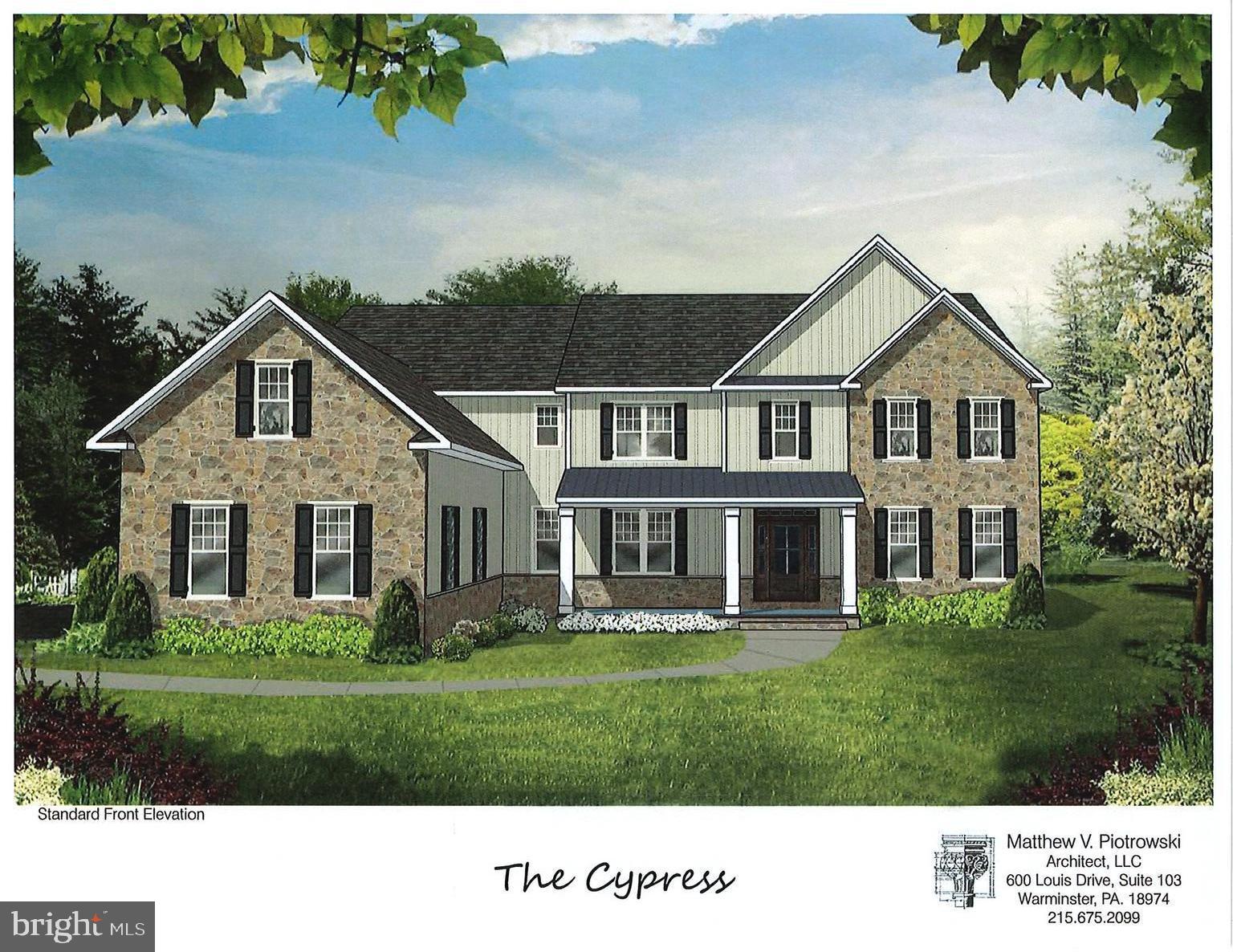 Welcome to Crimson Glen by Mar Mar Builders. Exclusive Custom Home community in Doylestown Township with 2 custom homes remaining on lot sizes ranging from 2.12 - 2.93 Acres. Two Lots located on Pine View Drive and two lots with a private driveway entrance on Cherry Lane. Custom home with 7,365 square feet plus a finished basement that includes an additional 3,222  square feet. Tremendous attention to detail and design on all homes.  Some outstanding features to note are: 4 car garage, 10' first floor ceiling height, 9' second floor ceiling height and 10' basement ceiling height, Spray Foam Insulation, Masonite Solid Core interior doors 1st and 2nd floor, Wolf, Bosch and Sub-Zero appliance package, Three stop elevator included, exquisite millwork package includes 9' baseboards, tray ceiling, coffered ceiling. Customizing available. Photos shown are an example of the workmanship from Mar Mar Builders. Call today for your private appointment