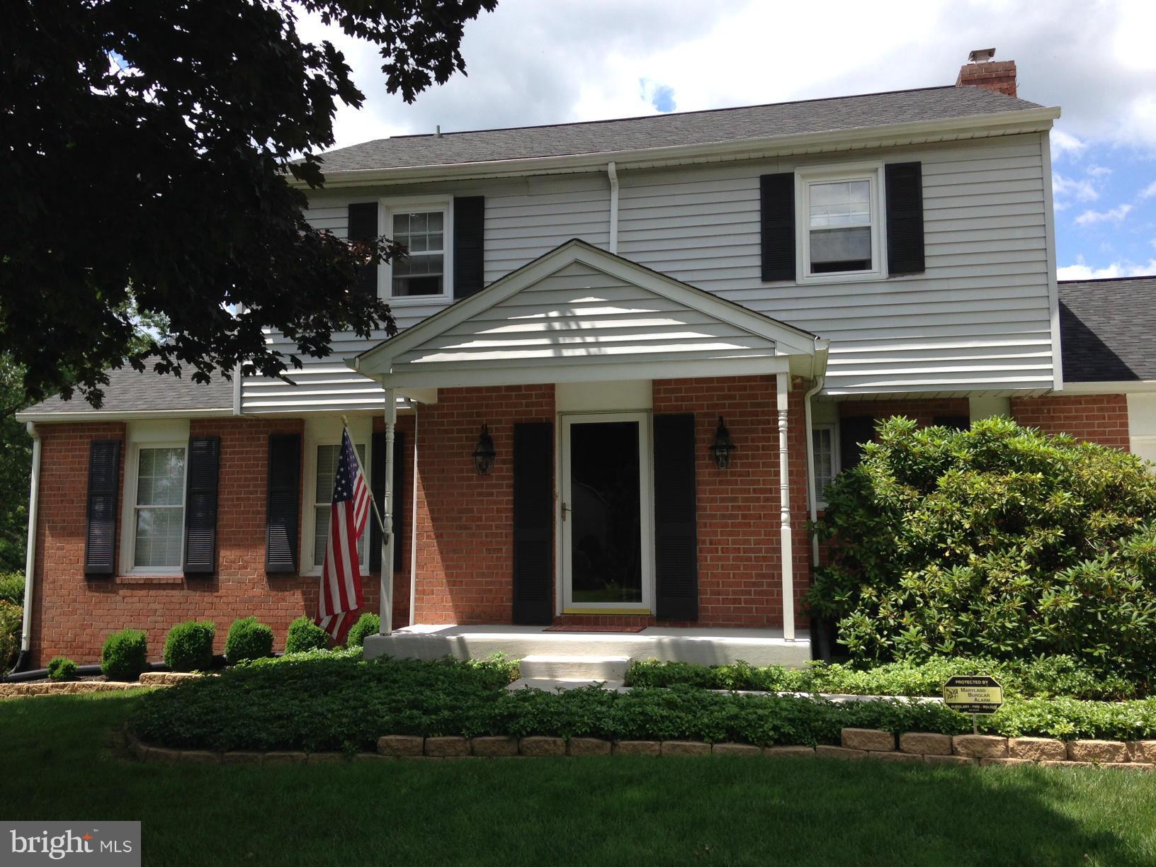 REDUCED!  Well maintained & clean -  colonial - 4 BR, 2.5 baths, a 3 season sunroom, 1 car gar. & many updates:  2011 roof, Eat-in kit. updated 2012,  New front porch and driveway 2013,  plus more. Move now & enjoy-it's all been done!  Family rm FP/ gas insert. Includes  42"  lawn tractor, generator & some yd. tools.  Minutes  to  Fallston schools,  Just a short drive to I-95. AHS warranty too!