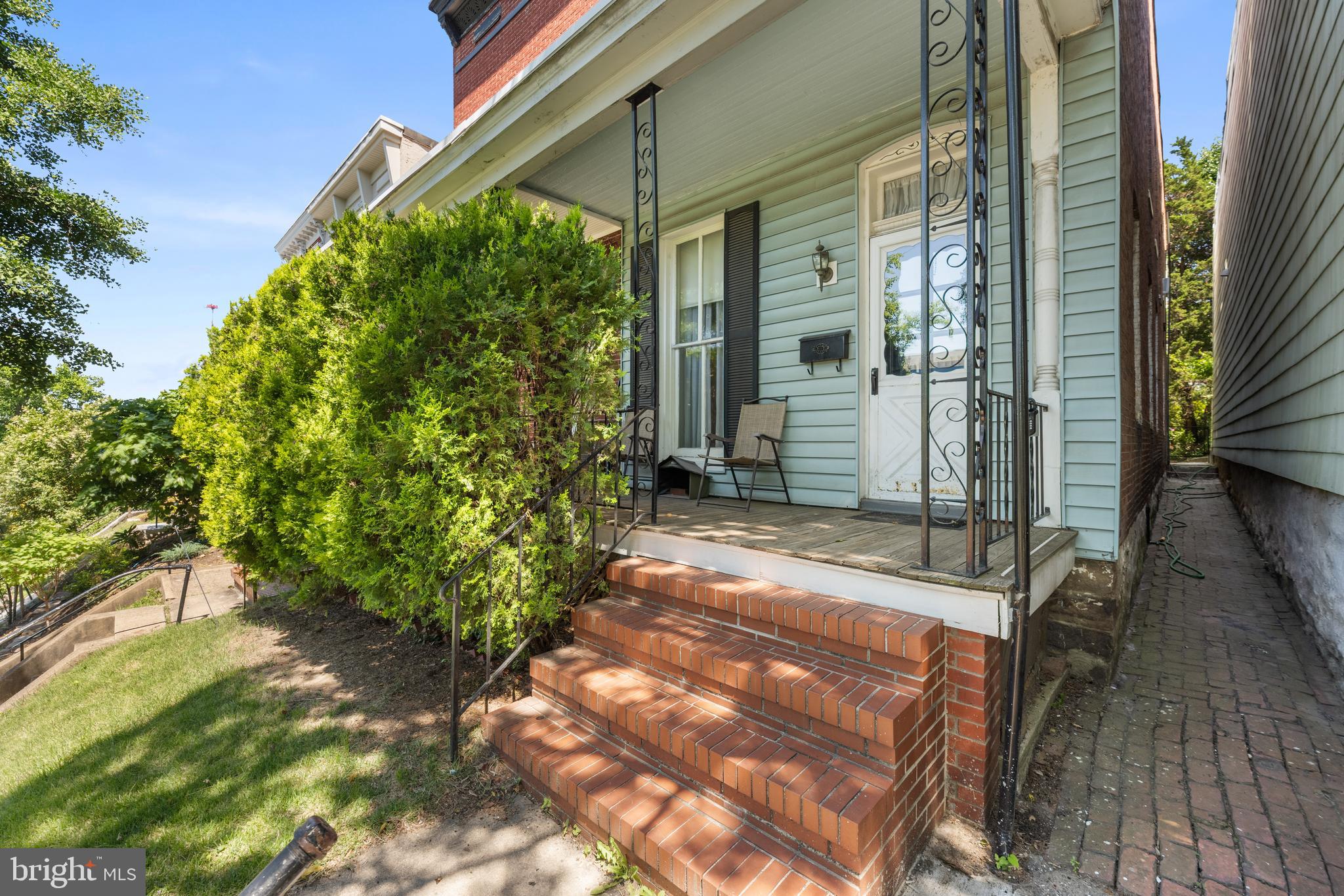 First time for sale in over 100 years! Lovingly held and enjoyed by generations of the same family! Oh if these walls could talk- the graduations the birthdays the anniversaries …. And why would you ever want to leave this prime Hampden location? Perched high upon the hill, one can watch the world go by. uber convenient to all the hustle and bustle of 36th Street, Wyman Park and Hampden breweries. This fine home is pretty unsullied and a diamond in the rough, with brand new roof and a beautiful new front door, bring your DYI  initiative and all your ideas from HG  television and make this abode sparkle! Enjoy 4th of July here! Chop, chop do it now! Sold in as is condition.