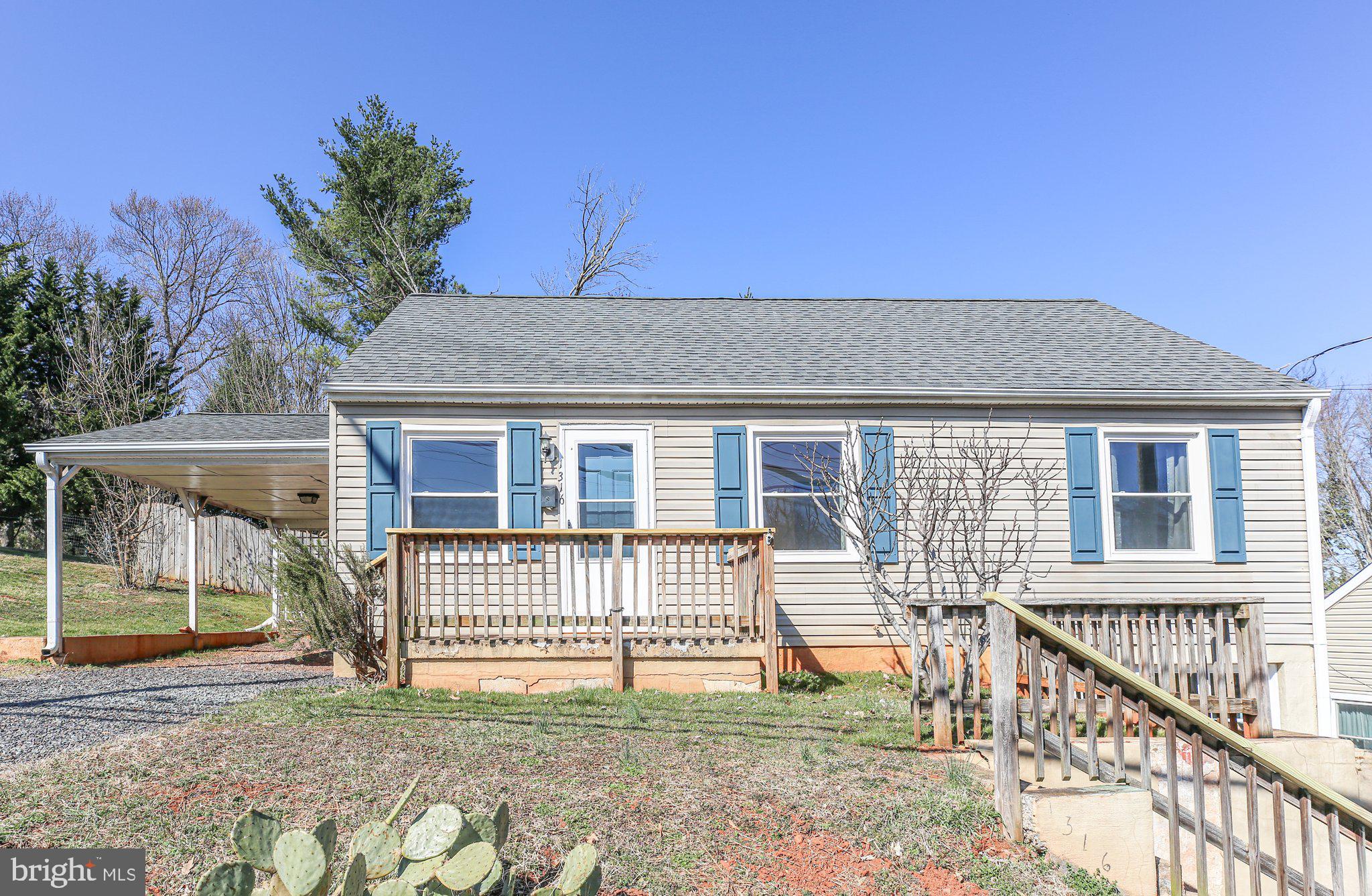 Welcome to 1316 S Main St, a beautifully updated home in the heart of Culpeper! 

This rambler residence offers the perfect blend of classic charm and modern convenience, with no HOA to limit your imagination.

Step inside to discover gleaming hardwood floors on the main level, a spacious living area, and an updated kitchen featuring gorgeous granite countertops and stainless-steel appliances. 

On the first floor, you'll find 3 bedrooms, and a full bath.
On the upper floor, you will find a versatile bonus room that could serve as a second suite, playroom, or home office.

Unlock the potential of the partially finished basement, which includes a second full bath with separate entrance and driveway, ideal for a guest suite or additional living space.

Outside, a fully fenced backyard provides a private retreat, featuring a spacious stone patio that’s ideal for barbecues, gatherings, and relaxing evenings.

Enjoy the convenience of a move-in ready experience within walking distance to all that downtown Culpeper has to offer - shops, restaurants, and entertainment are just steps away!