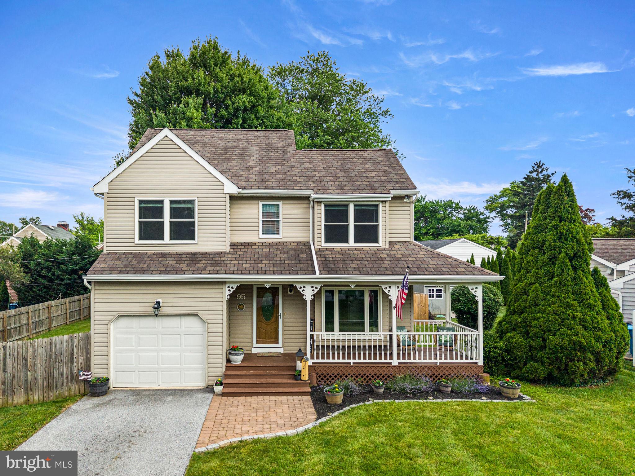 Welcome to 95 Greenview Drive in West Chester, located in West Goshen Township. This three-bedroom, two-and-a-half-bath home is filled with character and charm and offers a layout that feels refreshingly different. An adorable front porch welcomes you inside, where the living room features a fantastic window seat that immediately sets the tone for the home’s personality. The main level offers an open-concept kitchen and dining area, along with an additional flexible room that could serve a variety of needs. A one-car garage, laundry room, and powder room complete this level. 

Upstairs, be sure to notice the vaulted ceilings and overlook, adding even more architectural interest. The second floor includes three bedrooms, including a primary suite with its own bathroom and walk-in closet. This home also offers abundant storage, including a finished basement with an additional room that could work well as an office, hobby space, or extra storage, plus a separate storage area at the back of the basement.

The highlight of this property is truly the backyard. Fully fenced, flat, and spacious, it features a beautiful shade tree that creates the perfect setting to relax, play, garden, or entertain. Conveniently located near major roads while still tucked within a neighborhood setting, this home is close to so many everyday conveniences and is located within the West Chester Area School District. Be sure to put 95 Greenview Drive on your tour list.