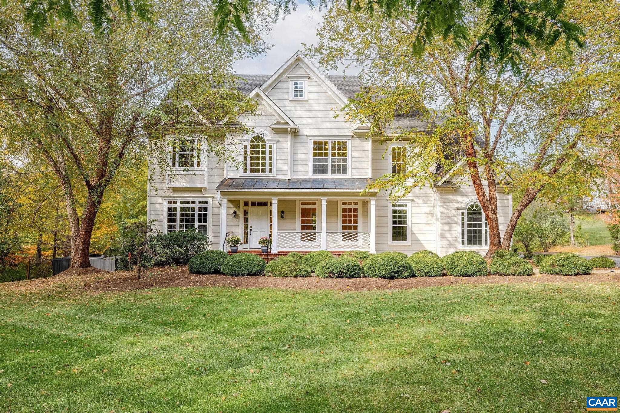 A premier offering in the prestigious Murray neighborhood of Ivy, this home exhibits timeless charm and craftsmanship. The 4,505 sqft, 5 bed, 5.5 bath residence seamlessly merges indoor and outdoor living spaces through walls of windows and gracious high ceilings. The beautiful, gourmet kitchen features granite countertops, all new appliances including a convection combo oven/air fryer/microwave and 5 burner cooktop, painted cabinets and new hardware, large walk-in pantry, island and eat-in breakfast nook. Notable improvements include: freshly refinished and updated hardwood floors throughout 1st and 2nd levels and fresh paint throughout the entire home. The finished, walk-out basement includes a perfect entertainment space and billiards room. Exterior elements incorporate mature landscaping, an updated deck with Trex composite deck boards, a large, fiber glass pool with brand new cover, attached 2-car garage, a new privacy fence and 21.9 Acres - the perfect opportunity for animals, walking/hiking trails or additional structures. Don't miss this amazing chance to live in the convenient and beautiful Albemarle countryside.,Glass Front Cabinets,Granite Counter,Painted Cabinets,Wood Cabinets,Fireplace in Living Room