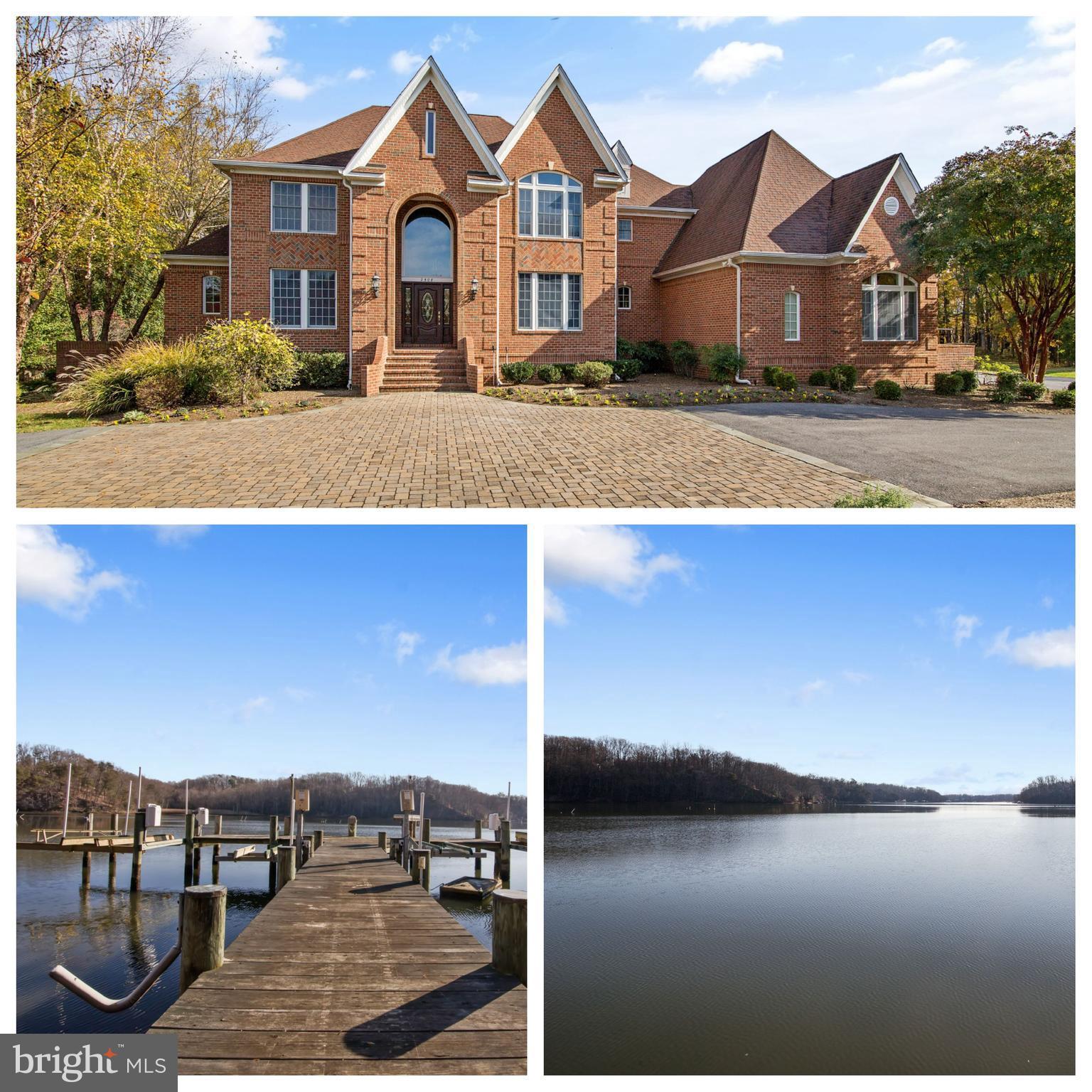 Custom All-Brick home*400 ft waterfront on the South River*Pier w/electric&water*15,000 lb boat lift +watercraft lift*River-side lighted deck*Anderson Windows & Patio Doors*Apartment-like and well-equipped In Law dwelling*Gym w/Sauna* mahogany wood library*cherry wood great room built in*Laundry room on each level*Master bath w/steam shower*lounge area*Gourmet kitchen*Thermador&SubZero appliances.