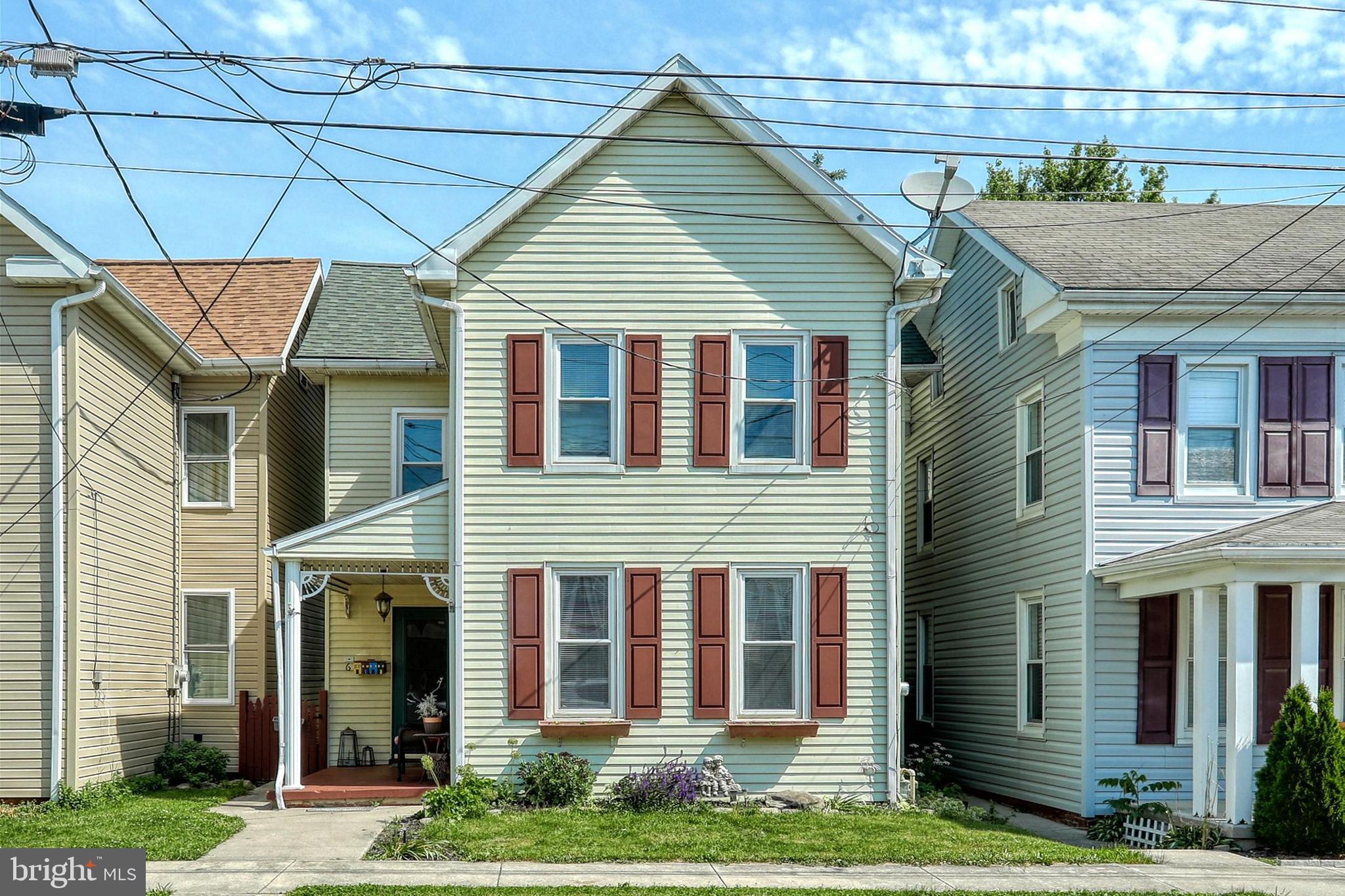 Beautiful Victorian style featuring newer replacement windows, laminate flooring, w/w carpet, and much more.  3 bedrooms on the second level.  Large master bedroom with access to the attic where the current owner has created additional closet space.  Lower level has a game room that is currently being used as a 4th bedroom, as well as an office area, and a laundry area.   Private parking in the back.  Shed for your gardening needs.  Large yard with multiple sitting areas for garden lovers.  Covered back porch. Just waiting for a new owner.