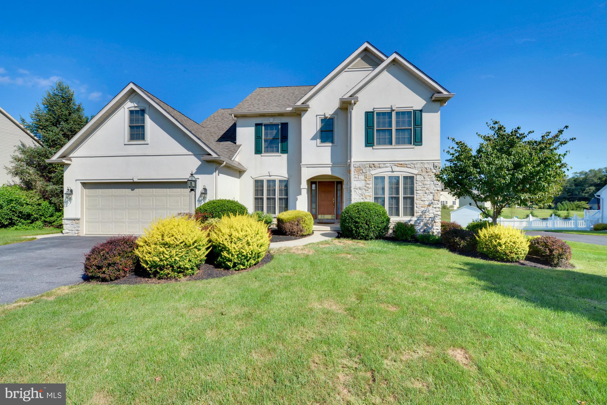 WELCOME HOME!  Well maintained 1-owner house situated on a large 1/3 acre lot overlooking farmland.  Spacious 5 bedroom with huge finished basement gives everyone room to spread out.  Newer roof, newer HVAC system, newer hot water heater!  Rear deck and level backyard are great for entertaining!  Oversized 2 car garage and wide driveway provide ample parking on this quiet street.  No HOA fees!  Convenient central location is only 20 minutes from Lancaster and Hershey and 30 minutes from York and Harrisburg.  This home is ready to start making memories with a new family, come see for yourself.