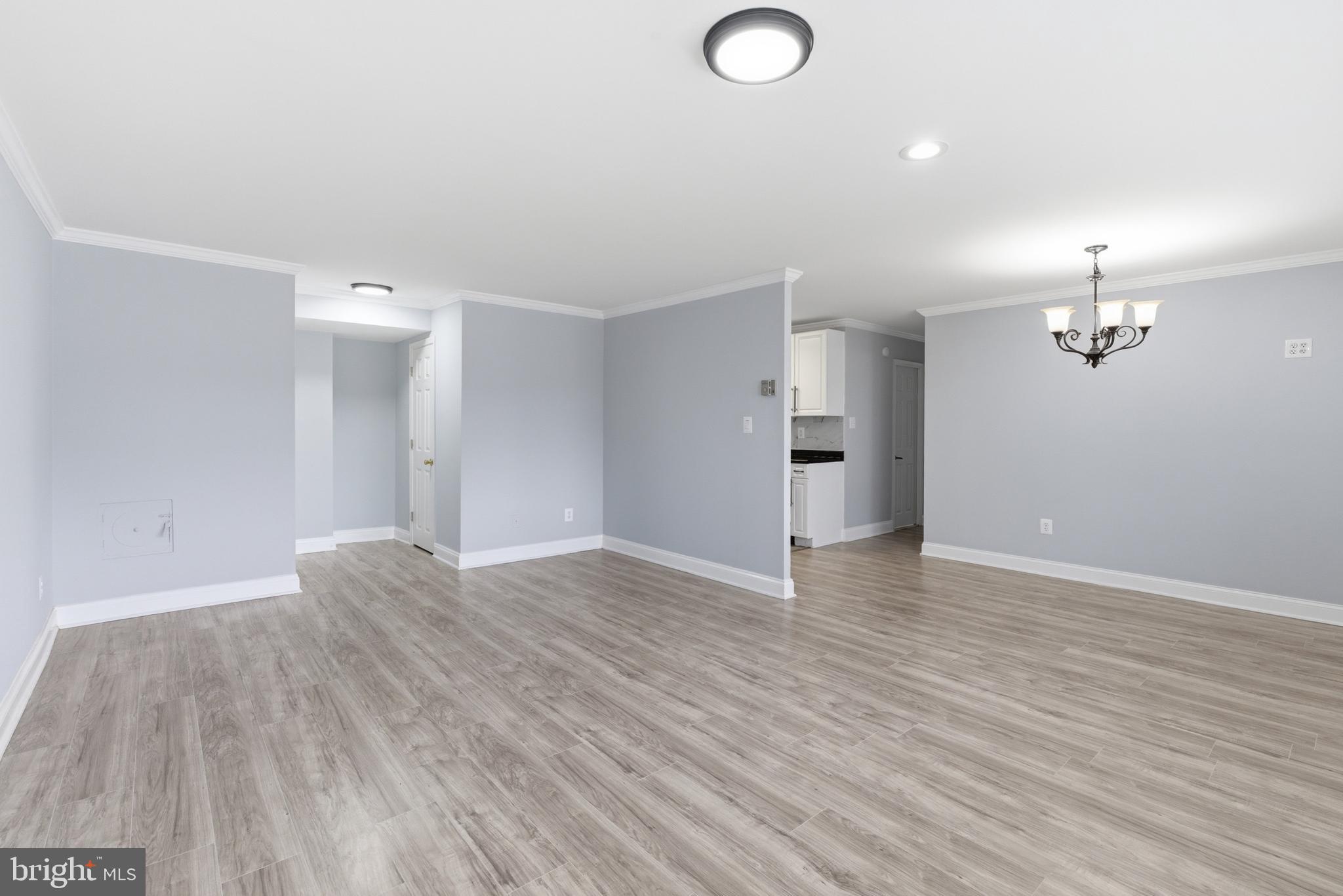 Beautiful move in ready apartment bright spacious 2 bedroom and 1 full bath condo in a secure building, freshly painted, brand-new flooring, updated dishwasher, updated kitchen floor, large living area and open floor plan. The neighborhood is diverse. Great for walking and cycling, shopping, dining, entertainment minutes away from DC. Amenities include fitness center, pool, visitor and 3 assigned parking electronic access and 24-hour Laundry.