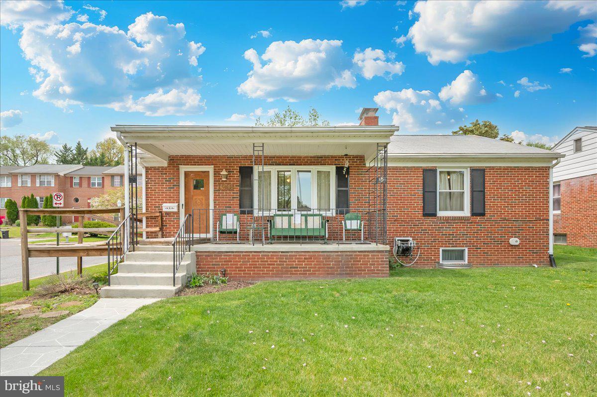 HIGHEST AND BEST OFFERS DUE THURSDAY, 4/23 AT 5:00 PM.  Well maintained 3-bedroom, 2 full bath Brick Rancher offering the ease of one-level living in a great location. This home features stunning hardwood floors throughout the main level, creating a warm and timeless feel.  Spacious living and dining room featuring a gas fireplace.  This layout includes a partially finished basement with excellent potential for a fourth bedroom, home office, and additional living space—perfect for growing needs or flexible use.  Thoughtfully designed with handicap accessibility, this home offers comfort and convenience for all.  Major updates include a  New Trane Gas Furnace installed in May of 2020, New Trane 14I Coil and A/C installed in August 2015, New 50 Gal Hot Water Heater installed in May of 2023, and a New Roof in 2016, providing peace of mind for years to come.  This property includes a spacious carport for added convenience.  Ideally located close to shopping, dining, and commuter routes, this property combines classic charm and everyday functionality.  Don’t miss this opportunity to own a well-cared-for home in a great location!