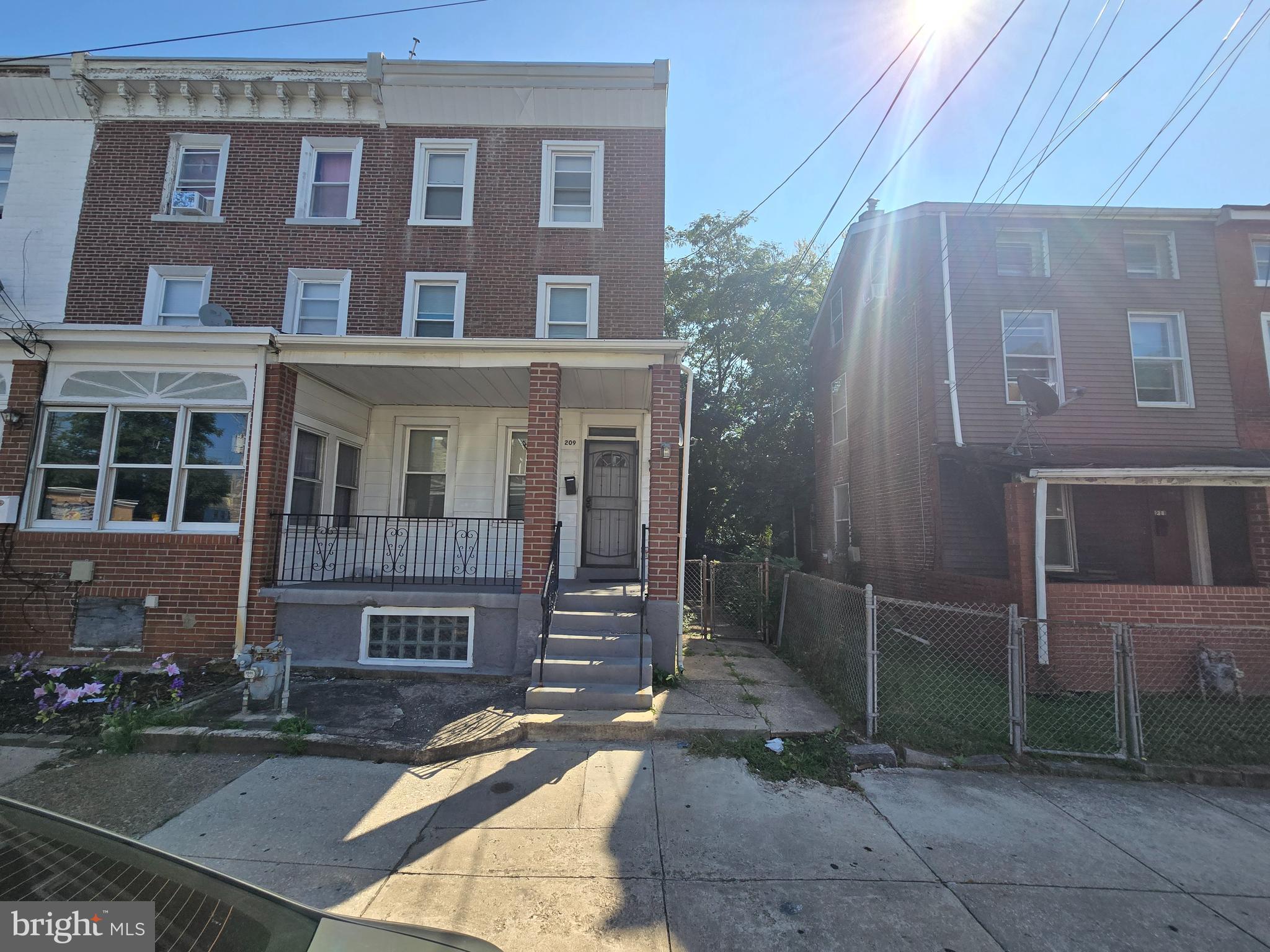 Great opportunity for investor or owner occupant. Prices are rising outside of Philadelphia. This is a sizable home. Currently tenant occupied but notices are possible. Large enclosed front porch, large rear yard. For investors - full management reports are possible. This house is currently rented at over $1200/month and due for increase. Area rents are on the rise. Adjacent house (can be sold as package or a separately) recently rented at $1,860/month! Great opportunity to owe one or both properties as an investor only or live in one and rent the other. Lots of maintenance done in the prior years and recently. Property is well maintained and no current issues. Can be sold along with 207 S 5th St MLS: PADE2099160. Professionally Managed.