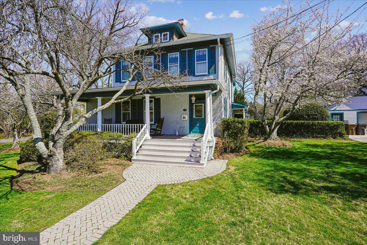 It’s hard to believe this remarkable property can be found in the heart of the city yet here it is! 12 Wall Street isn’t just a home, it is a lifestyle unlike any other around! It is an elegant home on an unbelievably gorgeous lot exactly one mile from Rockville Metro/MARC, Rockville Town enter and I270. 
This sun-filled, very well-built gem combines yesteryear's commitment to excellence in building, architectural charm and detail with modern, significant and exquisite improvements. 

The many windows are in all the right places and you’ll enjoy pleasing views in every direction. The lot is double-sized, flat, square and burgeoning with beautiful landscaping and a well-placed swimming pool! 
The floor plan is perfectly laid out and the main level offers a spacious impressive entry foyer tastefully renovated, well-designed and roomy kitchen with tasteful colors, Corian countertops, recessed lighting, tile splashguard, stainless steel appliances, plenty of both cabinet and counter space, and pantry. 


Next is the particularly eye-catching formal dining room perfectly situated with room for a large dinner, there large family room overlooking the back yard, powder room and attractively designed wet bar, a cozy living room and adjoining sunroom. The main level rooms are all adorned with sturdy and attractive wood floors

The upper level offers four bedrooms including and large owner’s suite with amazing views! The three additional bedrooms are bright and spacious and there is a large hall bath. 

                                             


                                                                        ***SPECIAL FEATURES INCLUDE***

• Geothermal HVAC (environmentally friendly & cost efficient!)
• A large ( 32' x  17' ) detached office with full bath which, with some minor additions, make it a an  
   ‘Accessory Dwelling Unit ‘  ( Call the City for exact details)
• Replace Condenser units 1st & second Floors – 9/25
• Replace HVAC Office – 6/24
• Geothermal Installed- 2/12
• New Kitchen 2017
• Washer Dryer replaced- 2020
• Front Porch Repair, Decking Replaced 2021
• Office Renovated including new bathroom and wet bar 2023
• Office Garage Roof – 2015 +-
• Well Pump ( geothermal ) Replaced – 12/23
• Hand Pump Installed- 6/24
• Pool Liner Replaced- 2020
• Pump House renovated – 2023
Original Renovation 7/2006
• Electrical- Knob and tube removed and all new wiring in original part of the house
• New hardwood floor family room
• Landscaping & Fencing
• Insulated 2006
• Plumbing pipes replaced
•New water line to street 2006
• Electrical upgrgade 2006