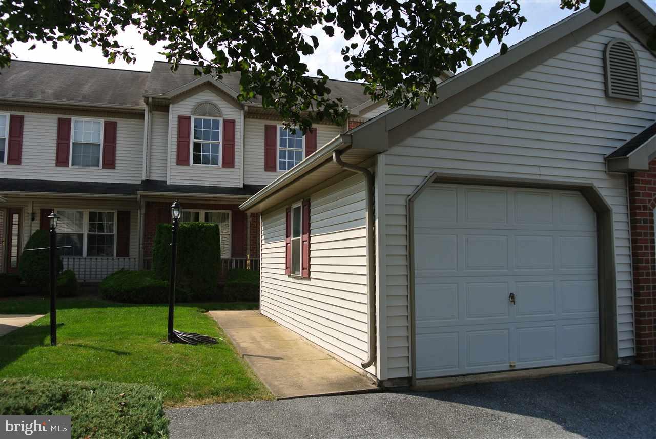 Beautiful townhome in Palmyra School District in excellent condition. This home has been freshly painted & newly carpeted. Features include an eat-in kitchen, 1st floor bedroom w/walk-in closet & bathroom, nice deck overlooking the rear yard which is bordered by trees & a 1 car garage. 2 nice size bedrooms on the 2nd floor w/full bath. Unfinished basement could add an additional 725 s.f. of living space & would be ideal as a walk out family room. Enjoy maintenance free living! Home is clean & move in ready!