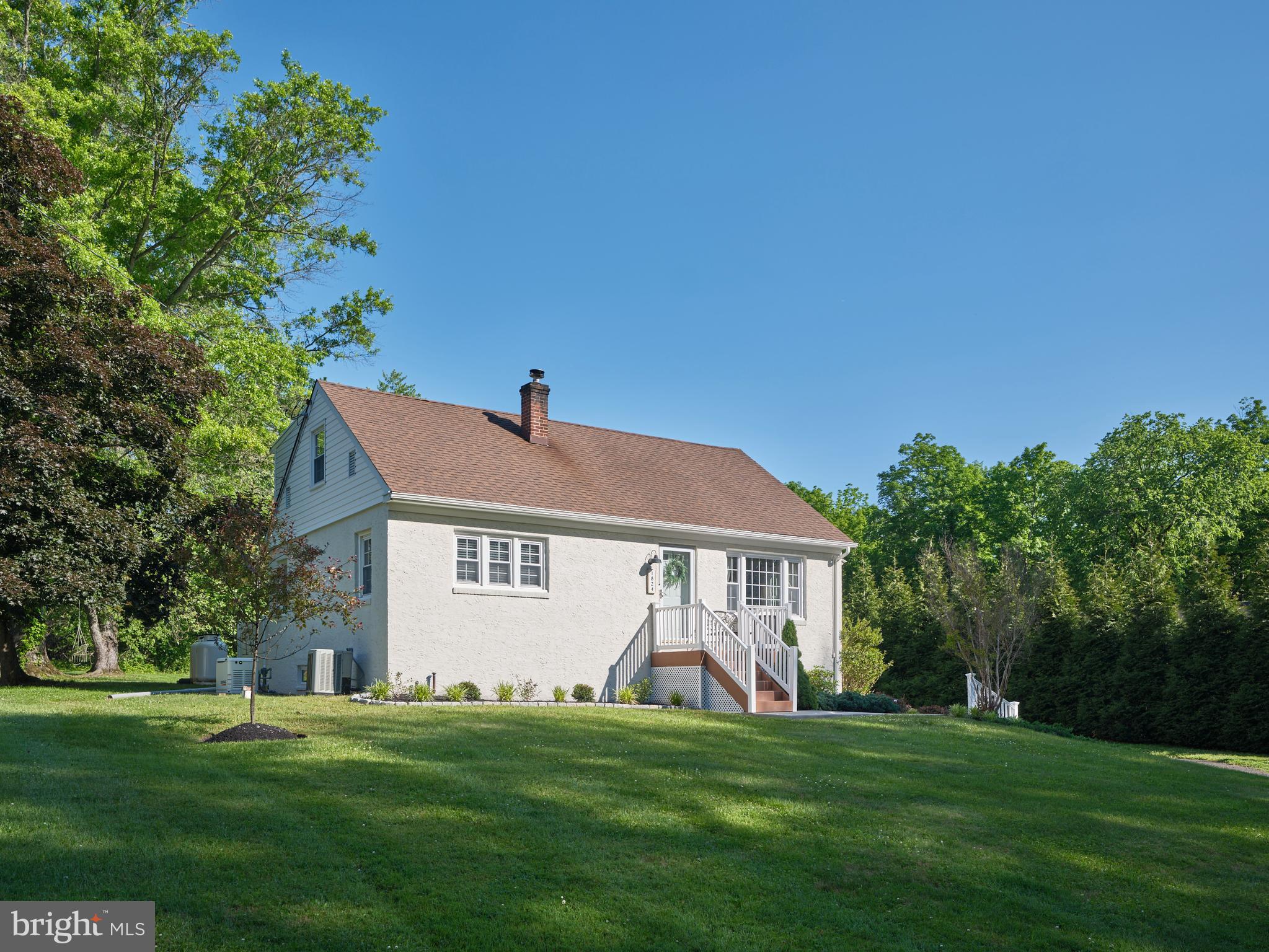 This is a terrific opportunity to capture an affordable single-family home on a half-acre of ground within walking distance to Central Park. Don’t let this charming cape fool you, the floorplan is open and bedroom sizes are generous. The 1st floor features beautiful tile flooring (that  truly looks like the finest engineered wood)  a gorgeous updated full bath, an updated gourmet kitchen featuring stainless steel appliances, farm style sink and lots of great cabinetry with an extra-large peninsula style island open to the living area. The kitchen also opens to a lovely deck overlooking the fenced yard. The second-floor features 2 large bedrooms, one currently used as a huge closet and another beautifully upgraded full bath. The exterior of this home has been recently painted, newer windows and gutter guards have been installed.  The Seller is leaving you with   a whole house generator (Generac)  for winter months peace of mind and a home warranty for overall confidence in this purchase. Easy to show and our pleasure to sell.