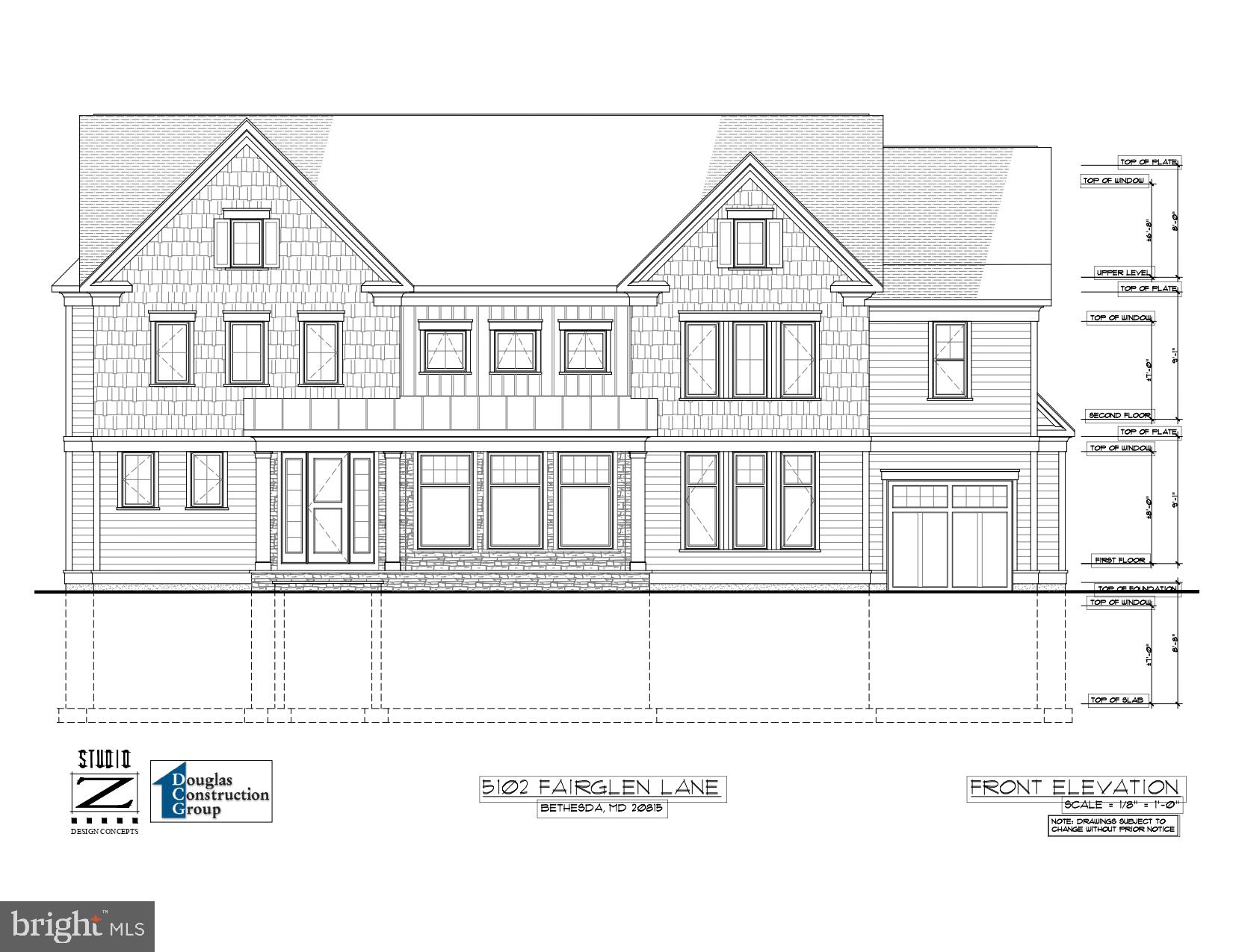 Amazing new home Designed by Studio Z Architects and built by award-winning Douglas Construction Group! This home offers all the benefits and conveniences of city living balanced with a quiet neighborhood and fantastic space! Fairglen Lane is Bethesda/Chevy Chase's best kept secret- just a stone's throw from Bethesda Row, Bradley Shopping Center, Bethesda Metro, The Capital Crescent Trail, parks, schools and more! Features include 5 en-suite bedrooms, 4 finished levels, loads of light-filled spaces, high-end finishes like a gourmet kitchen with Thermador appliances, wonderful built-ins and custom molding details, hardwood floors throughout the main & second levels, a patio with a built-in fire pit and more! This home is scheduled for delivery in summer 2021.  Call listing agent for more details.