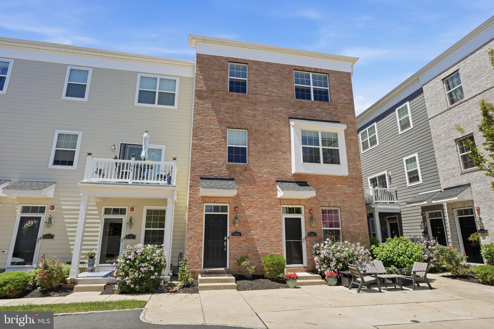 Welcome to 136-B Fleet court in Waterside, Bensalem's premier riverfront community. Just six years young and freshly painted throughout, this beautifully maintained 2-bedroom, 2.5-bath townhome combines modern comfort, convenience, and low-maintenance living, complete with a private elevator providing easy access to the main living area.
The open-concept floor plan is perfect for everyday living and entertaining, featuring spacious living and dining areas and an upgraded kitchen with granite countertops, stainless steel appliances, and a large peninsula for food preparation and extra seating. Luxury vinyl flooring enhances the main living area, while plush carpeting adds comfort to the bedrooms and loft.
The main level includes a laundry room, powder room, and a spacious primary suite with two walk-in closets and a private ensuite bath. Upstairs, the versatile loft offers the perfect space for a second living area, home office, or guest retreat, as well as a second bedroom and a full bath. Sliding glass doors lead to a private third-floor balcony, ideal for enjoying your morning coffee or relaxing at the end of the day.
Additional highlights include a rear-entry one-car garage with an EV charger. Enjoy all that Waterside has to offer, including scenic walking trails, parks, riverfront access, and the popular Waterside Café, all conveniently located near shopping, dining, I-95, regional rail service, and Philadelphia.