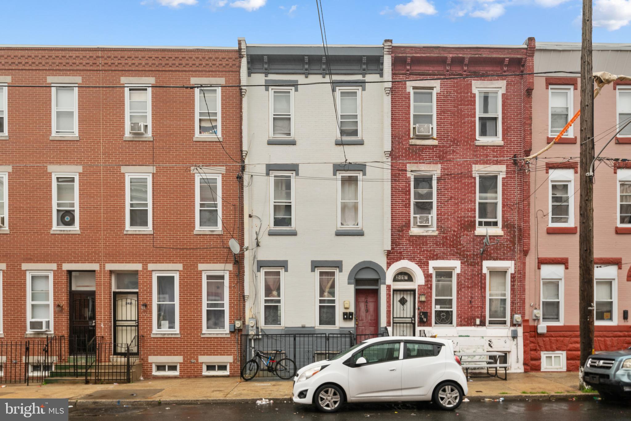 Excellent investment opportunity in the heart of North Philadelphia! 2419 N Marshall St is a well-configured duplex offering two spacious residential units, making it an ideal addition to any investor's portfolio or a great option for an owner-occupant looking to offset their mortgage with rental income. The first-floor unit features 1 bedroom and 1 full bathroom with a functional layout and comfortable living space. The second-floor unit offers 2 bedrooms and 1 full bathroom, providing additional space. Whether you're looking to generate immediate rental income or add value over time, this property offers strong potential. This property is available for purchase individually or as part of a package with the neighboring duplex at 2407 N Marshall St, presenting a rare opportunity to acquire two multifamily properties, on the same block. This property is conveniently located near public transportation, major roadways, shopping, and neighborhood amenities, this is an investment worth considering!