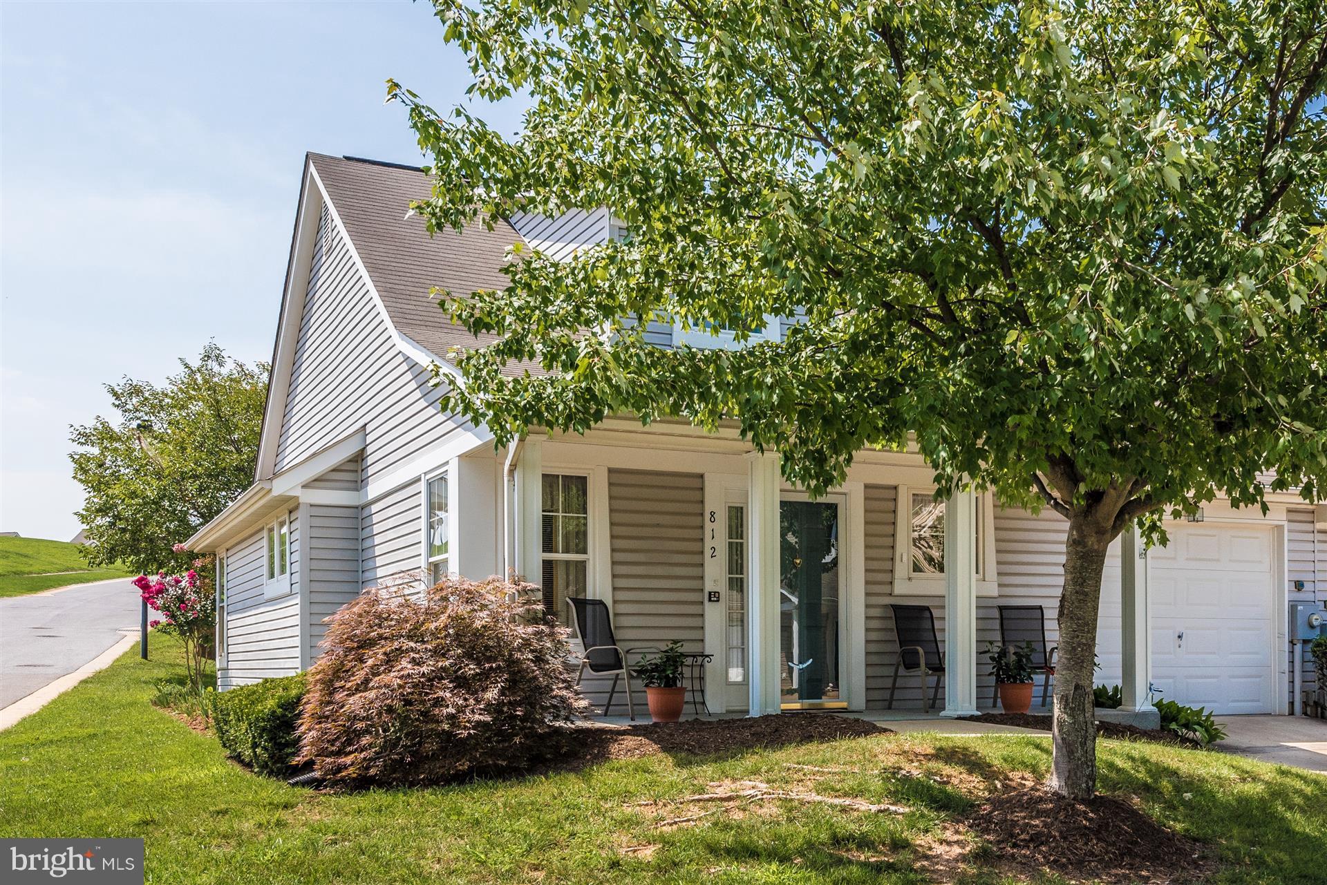 Bright & Cheerful Home in Wildwood Park, sought after 62+ Community in Mount Airy; Meticulously Maintained, this home is absolutely Move-in Ready; Living Room opens to Dining Room; Table Space Kitchen has Granite Counters & Plenty of Cabinets; 2 BR's, 2 BA's;  Sunroom offers additional Living Space and would make a perfect TV Room or Den; Snow Removal & Lawn Maintenance Included in Modest HOA Fee.