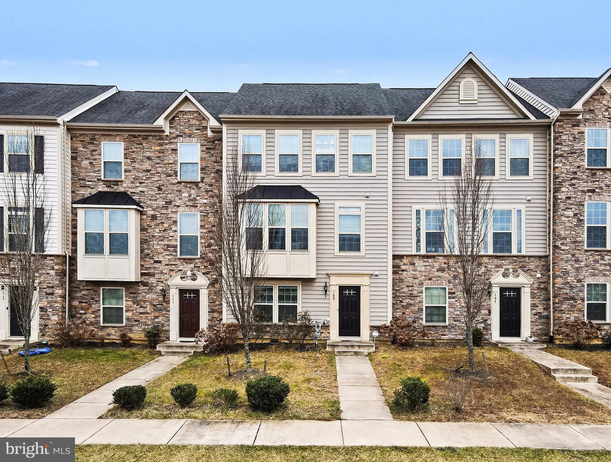 Welcome to this beautifully updated three-level townhome in the highly desirable Embrey Mill community! The entry level features a cozy rec room along with a spacious extension to the first-floor living area and a newly added half-bathroom, offering extra flexibility and comfort. You’ll also enjoy additional storage and access to the rear-entry two-car garage.

The main level is bright and inviting with hardwood floors, recessed lighting, and a modern kitchen complete with granite countertops, stainless steel appliances, island seating, pantry, and access to a private deck—perfect for entertaining. Upstairs, you’ll find three generously sized bedrooms, including a primary suite with a large walk-in closet. All bedrooms include ceiling fans, and the home offers serene views of an open grassy area for added privacy.

Experience the vibrant Embrey Mill lifestyle with amenities such as pools, parks, trails, fitness center, and a community café. Conveniently located near Embrey Town Center featuring Publix, as well as a variety of popular shopping, dining, and everyday conveniences, plus easy access to I-95 and commuter options.

A perfect blend of thoughtful upgrades, comfort, and location—schedule your tour today!