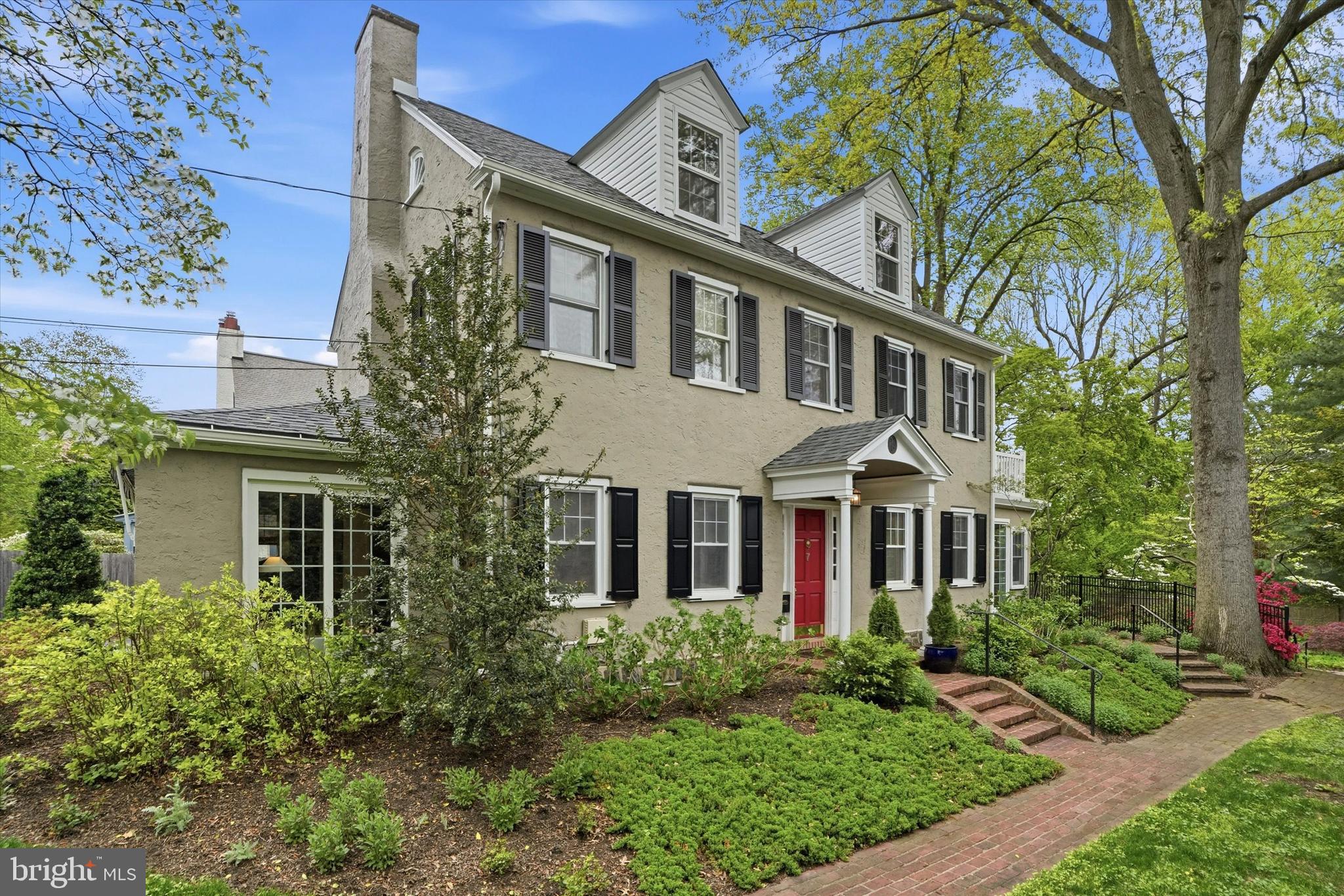 Tucked away on a quiet, non–through street, 7 Farm Road offers the perfect blend of tranquility and walkable convenience—just a short stroll to downtown Wayne’s shops, restaurants, and train. This inviting home is filled with warmth, character, and versatile living spaces. At its heart is a thoughtfully renovated kitchen, designed for both everyday living and entertaining. The adjacent dining room features a charming built-in cabinet, adding both functionality and timeless appeal. The main living area is anchored by a classic wood-burning fireplace, creating a cozy and welcoming atmosphere. Just beyond, an enclosed sunroom provides a bright and flexible space—ideal as a playroom, home office, or relaxing retreat. Upstairs, you’ll find well-sized bedrooms that offer comfort and privacy. The third floor adds even more flexibility, featuring an additional bedroom along with space that can easily serve as a media room, workout area, or office. The basement provides ample storage, ensuring everything has its place. Outside, the backyard is a true highlight—a quiet oasis perfect for relaxing, cooking, and entertaining. Whether hosting friends or enjoying a peaceful evening at home, this outdoor space offers a rare sense of privacy and calm. Combining charm, functionality, and an unbeatable location in one of Wayne’s most desirable neighborhoods, 7 Farm Road is a special opportunity to enjoy Main Line living at its best.