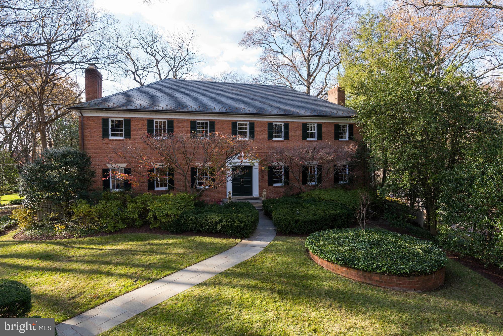 Grand & gracious home on large, level, half acre lot! Elegantly proportioned rooms offer extraordinary possibilities for entertaining on any scale. Five generous bedrooms up (4 w/BA's en suite); unfinished pull down attic offers expansion possibilities. Large LL rec room plus plentiful storage. Terrific terrace. 2 car garage + add'l parking.