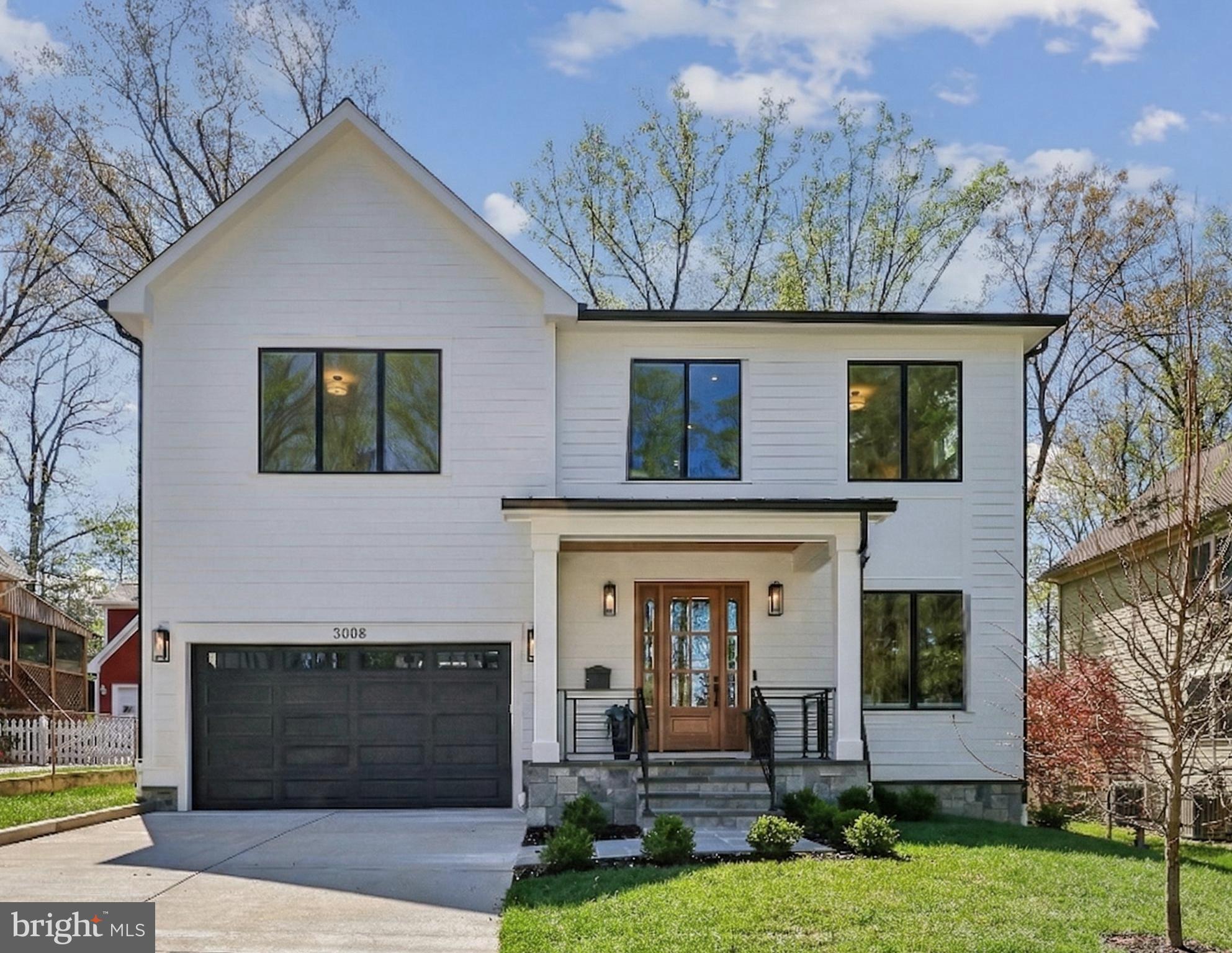 Welcome to 3008 Jennings Road, the best value in new construction in Kensington! An exceptional modern farmhouse offering over 5,000 square feet of elevated living, an exceptional floorplan, and beautiful finishes.

A welcoming covered front porch opens to a light-filled main level featuring white oak floors, oversized windows, and a seamless open-concept layout. The chef's kitchen with an impressive center island, large pantry, and breakfast area flows effortlessly into the family room, while formal living and dining spaces and a private main-level office provide both sophistication and flexibility. A well-designed mudroom with custom built-ins connects directly to the attached garage for everyday ease. 

Upstairs, the luxurious primary suite offers two walk-in closets and a spa-inspired bath. A spacious loft, three additional bedrooms, well-appointed baths, and upper-level laundry with a folding area complete the level.

The finished lower level is designed for both entertaining and everyday living, featuring a large recreation room, a wet bar, a yoga room/gym, custom wine storage, and a spacious guest suite with a full bath.

Enjoy outdoor living on the covered rear porch overlooking a huge, level backyard—perfect for entertaining, play, or future expansion, even a swimming pool!  Ideally located near parks, shops, and major commuter routes, this home offers the perfect blend of luxury, comfort, and convenience with everything you already love about Kensington. Reach out to Alexa for more information and with any questions!