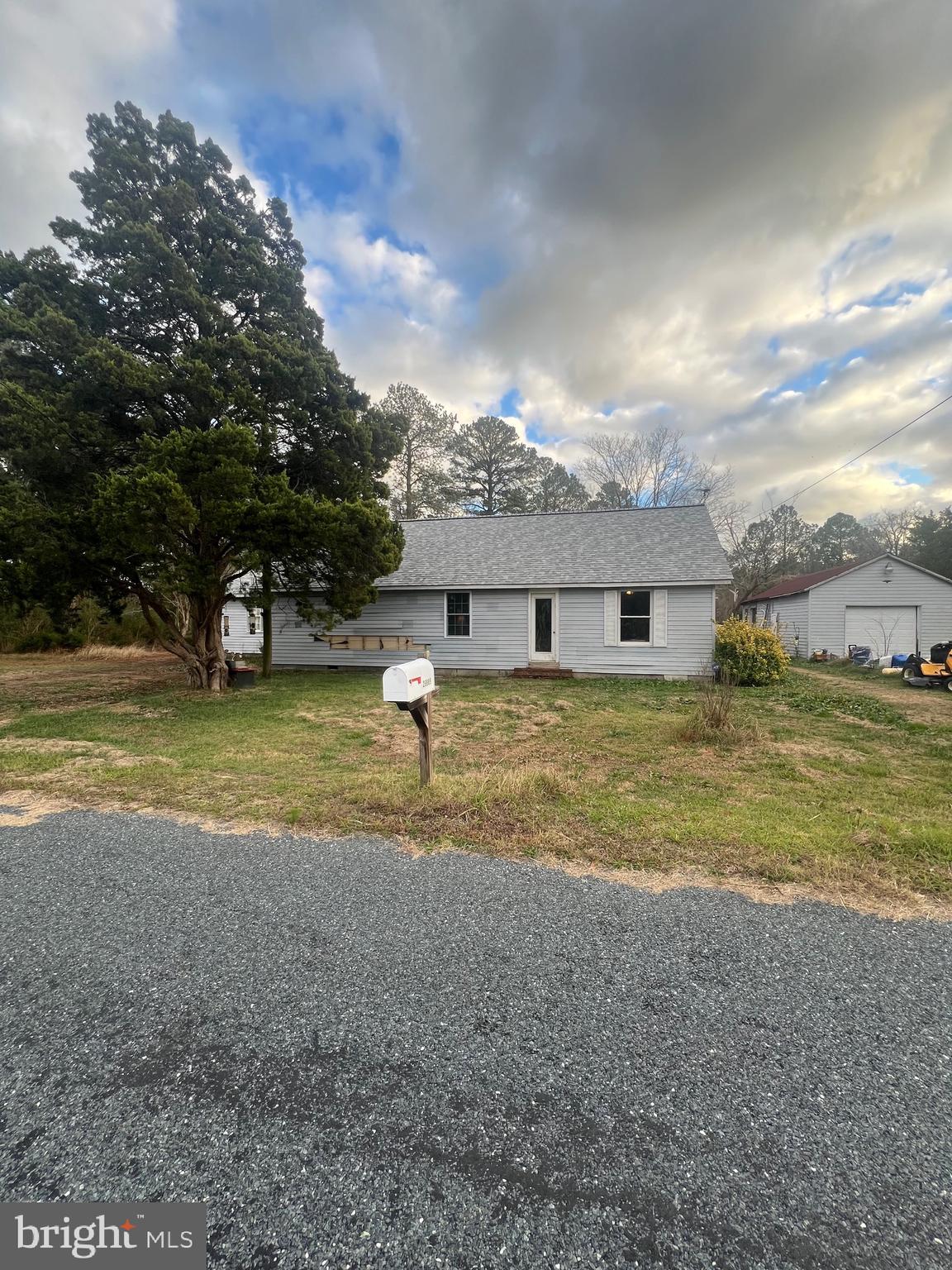 26875 and 26889 Clifton Mister Road are being sold  for one unbeatable price. Both parcels  (side by side) are estimated at .50 acres each . Bring your imagination and watch your dream take shape. With plenty of room to work with, this property is perfect for someone who loves to create and customize. It might need some TLC, but think of the potential. Turn this diamond in the rough into your personal masterpiece.  The home has 3 bedrooms, one bath and room for you to make it your own. Newer roof has been installed.  Home is being sold as is.
Both lots have access to sewer and have separate wells.
