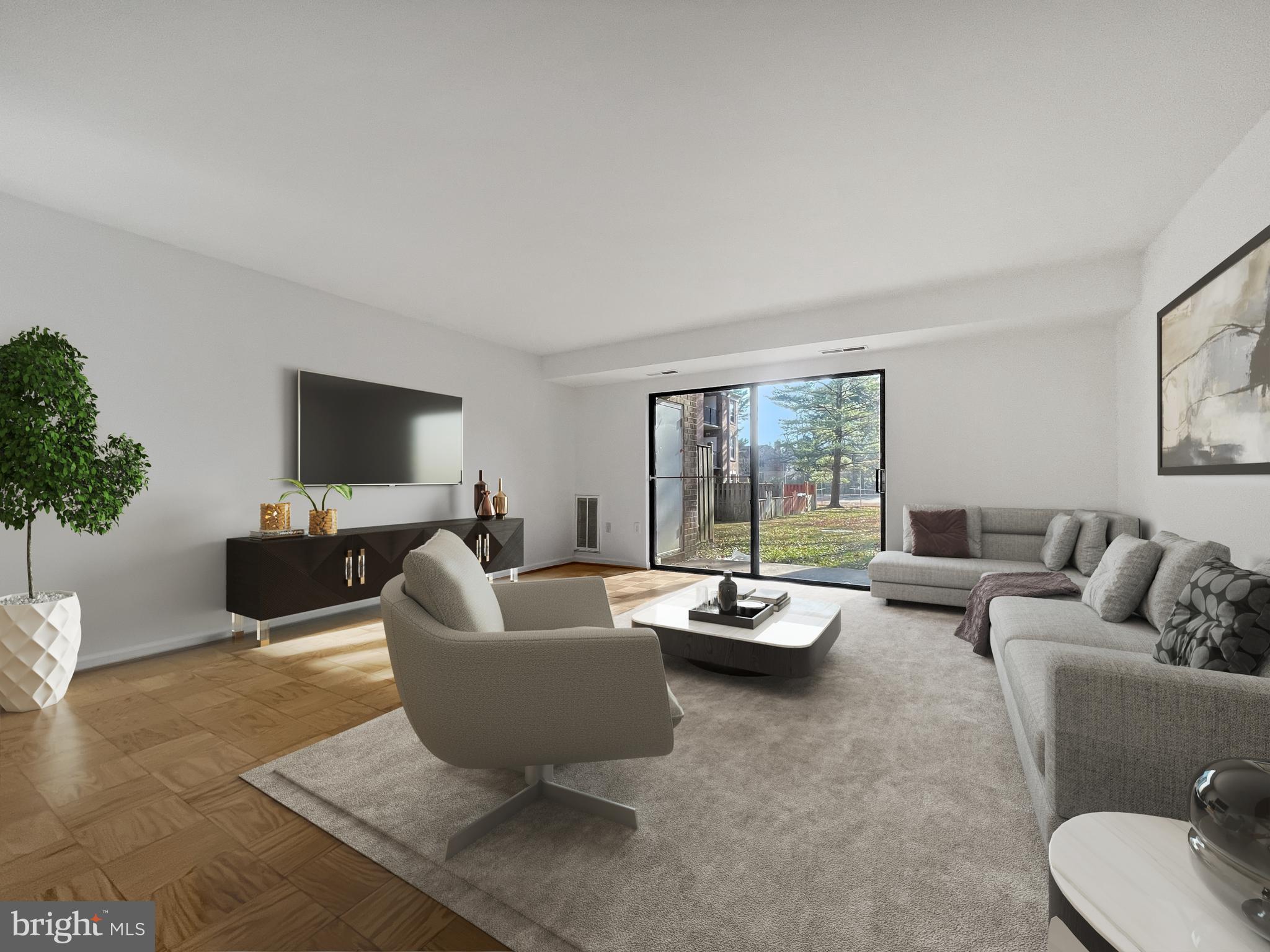 **Up to $42,500 available for down payment assistance/closing costs if qualified**  Welcome to your inviting new home nestled in the vibrant community of Gaithersburg, MD. This charming lowrise condo combines modern updates with a welcoming atmosphere, perfect for those seeking a balanced lifestyle.

As you step inside, you'll be captivated by the airy, light-flooded spaces, enhanced by high ceilings and beautiful hardwood floors. The expansive living area offers plenty of room for relaxation and entertaining, while the eat-in kitchen, featuring sleek new appliances, is perfect for casual dining and culinary adventures.

This 888 square foot unit boasts a spacious bedroom and a versatile bonus room/den, ideal for use as an additional bedroom or a home office. Enjoy the seamless flow from the living area to your private patio, a tranquil spot for morning coffee or evening relaxation. Ample storage, including an outdoor storage room, ensures all your belongings are neatly tucked away.

Residents benefit from fantastic amenities such as a refreshing pool and the convenience of assigned parking. Situated in a prime location, you're just moments away from popular parks and attractions like Great Seneca Park, Kentlands, Rio, and Crown, as well as the thriving technology corridor, including NIST, Costco, BJ's, and the Metro.

Embrace the vibrant lifestyle Gaithersburg has to offer. Schedule your viewing today and make this delightful condo your new home!