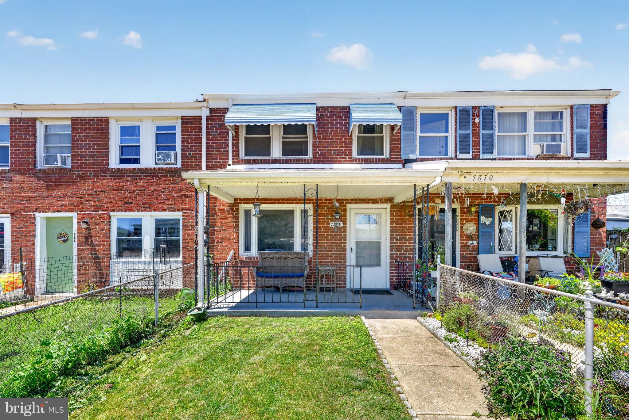 Fall in love with this well maintained, 3 bedroom , 1-bath townhouse that offers a blend of classic charm and practical living.  Featuring a traditional brick exterior and private parking to the rear.  Inside, you’ll find a spacious living area and a separate dining space located just off the kitchen, creating a natural flow for daily living and entertaining.