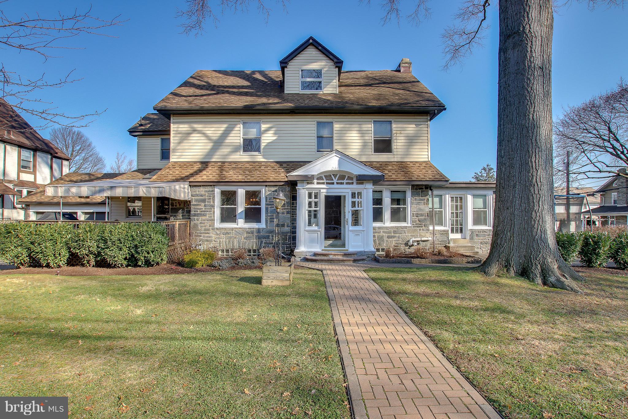 Do Not Miss a Great Opportunity to own this Large Updated Colonial Home. It has plenty of room with 5 Bedrooms and 2 full baths plus plumbed for a third bathroom in the basement. The seller s loss can be your gain. The current owner invested over $65k in the last 4 years. Updates and features include: High Efficiency Dual Zone Central A/C and On Demand High Efficiency Gas Boiler- Water Heater System to lower your utility bills, Nest thermostat system, High tech security system with cameras, Remote Control Blinds in the home office and Hardwood Floors throughout. This home is ideal for someone who enjoys entertaining or just relaxing outdoors with Professional Landscaping, New Brick Patio and Retaining Wall, New Front and Rear Decks. All of this with the added bonus of an Oversized Corner Lot, 20-25 minutes to Center City, near shopping, schools, and a block away to public transportation.