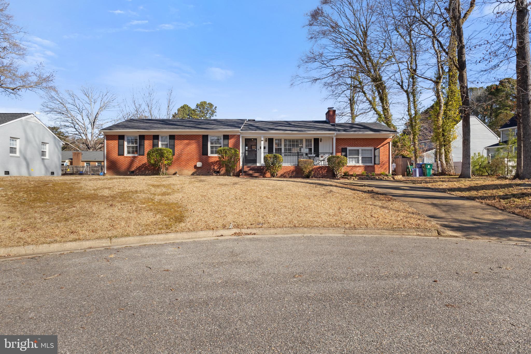 Versatile living opportunity in this brick ranch with real wood floors. Set in a peaceful location on a small perch, the home offers 4 beds and 2 baths. The 4th bed is a perfect conversion room for a home gym or office, or that gaming room you've wanted. Outside living is ideal here on the from porch, relaxing on the paver patio in the back, or gardening in the large back yard. This home has been well cared for and is ready to go. There is a whole house water softener and a reverse osmosis water drinking station. Both units have a lifetime warranty on parts.