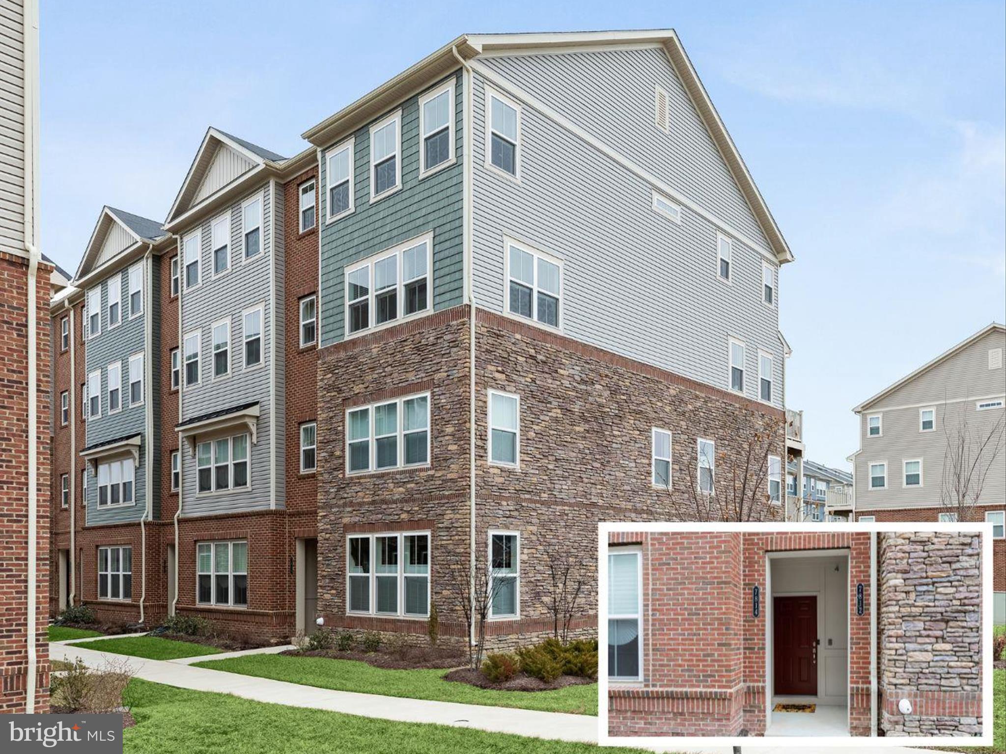 Don't miss this gorgeous home!   All the bells and whistles included ! Estimated finished 2597 square feet! 
 This well-appointed townhome, built in 2022, combines modern elegance with thoughtful upgrades, offering a bright and spacious end-unit filled with natural light! As an end unit with an abundance of windows, natural light fills every space, while the absence of neighbors above ensures peace and quiet. The original owner has meticulously maintained this home, creating a move-in-ready opportunity in the sought-after Parkside community. 
A rear-entry one-car garage provides convenience, leading into the open-concept main level where recessed lighting enhances the bright and airy feel. The gourmet kitchen serves as the heart of the home, featuring gleaming granite countertops, crisp white cabinetry, stainless steel appliances, and an expansive island with a breakfast bar—perfect for casual dining and entertaining. A pantry offers additional storage, keeping everything neatly tucked away. On one side of the kitchen, the living room invites relaxation, complete with a sliding glass door that opens to the deck. The living room and deck overlook the pool, adding a resort-style feel to the home. On the opposite side, the dining room is highlighted by a stylish woven light fixture, adding warmth and character to the space. A bonus room on this level, enclosed with a door for privacy, provides the perfect spot for a home office, hobby room, or quiet retreat.
Upstairs, the sprawling primary suite is a true sanctuary, featuring a tray ceiling, walk-in closet, and a luxurious en-suite bath. Designed for comfort and sophistication, the bath boasts a double sink vanity with a sleek quartz countertop, a soaking tub, and a floor-to-ceiling tiled shower enclosed by glass. Two additional bedrooms offer ample space for family, guests, or additional work-from-home needs. A second full bath, also featuring a double sink vanity, ensures plenty of room for busy mornings. A dedicated laundry room completes the upper level, adding ease to everyday living.
Beyond the home itself, the vibrant Parkside community offers an array of resort-style amenities. Residents enjoy access to a grand clubhouse, an exercise room, an outdoor pool, scenic community trails, multiple playgrounds, and even movie nights on the event lawn. Ideally situated just minutes from Arundel Mills, Fort Meade, NSA, and BWI Airport, this home also offers quick access to I-295, MD-175, and MD-32, making commuting and daily conveniences effortless.
With a prime location, exceptional design, and outstanding community perks, this stunning home is an opportunity not to be missed!