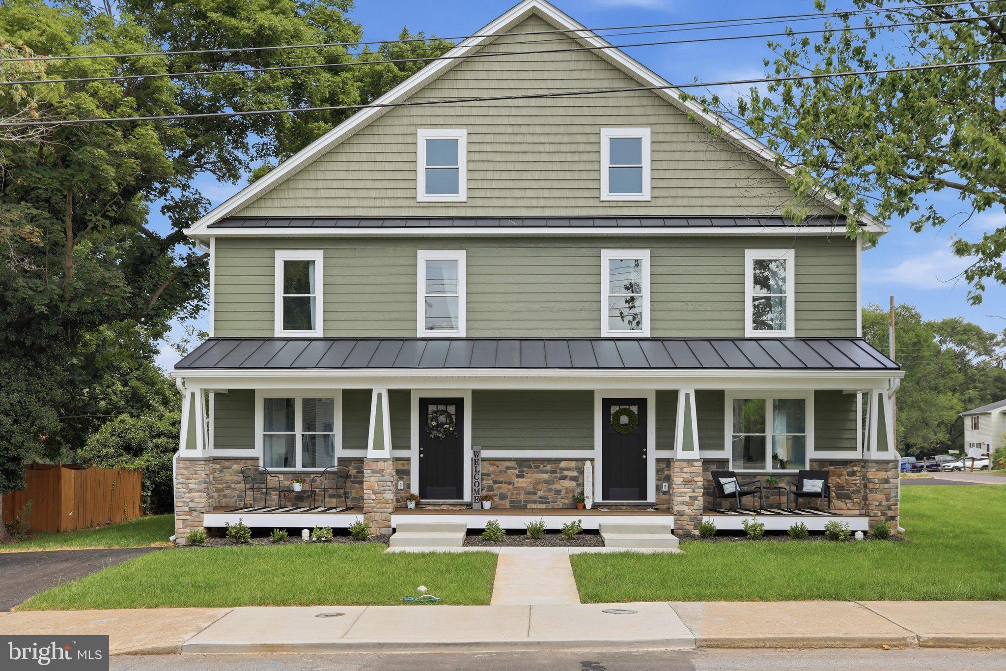 **Brand-new, top-of-the-line construction loaded with premium upgrades and exceptional craftsmanship! Located in the heart of historic downtown and just moments from the area's most popular attractions, this stunning 3-bedroom, 2.5-bath home offers the perfect blend of modern luxury and timeless charm. The exterior features low-maintenance composite siding, a welcoming covered front porch, and a private rear Trex® deck with maintenance-free vinyl railings—ideal for relaxing or entertaining. Inside, you'll find beautiful luxury vinyl plank flooring throughout, elegant tile bathroom floors, granite countertops, and a complete package of stainless steel appliances. Designed with quality, style, and convenience in mind, every detail has been thoughtfully selected to create a move-in-ready home that stands above the rest. Enjoy upscale living in one of downtown's most desirable and walkable locations.