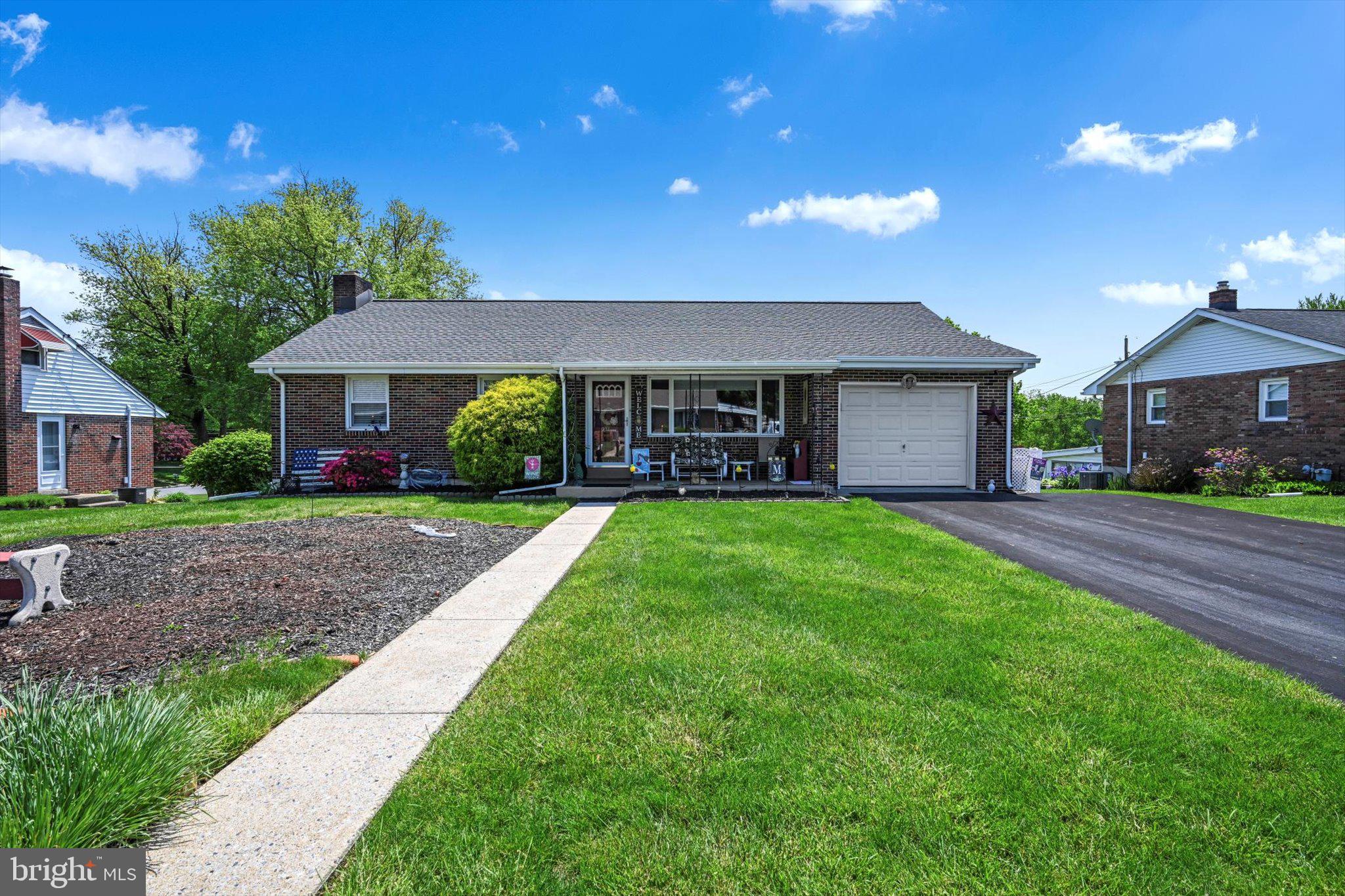 This spacious home offers the best of one-level living. With four bedrooms and two full bathrooms you have plenty of space for all your needs. A full basement, partly finished, provides plenty of extra space for storage or other entertaining needs.

The central air conditioning ensures year-round comfort, while gas heat makes utility costs efficient. The brick exterior adds to the home's classic appeal. Situated on a generous lot, there's ample outdoor space for recreation or gardening. The house has been very well maintained.

Located in a friendly neighborhood with convenient access to local amenities, schools, and parks, this property is ideal for families or individuals seeking a comfortable and well locateded home.