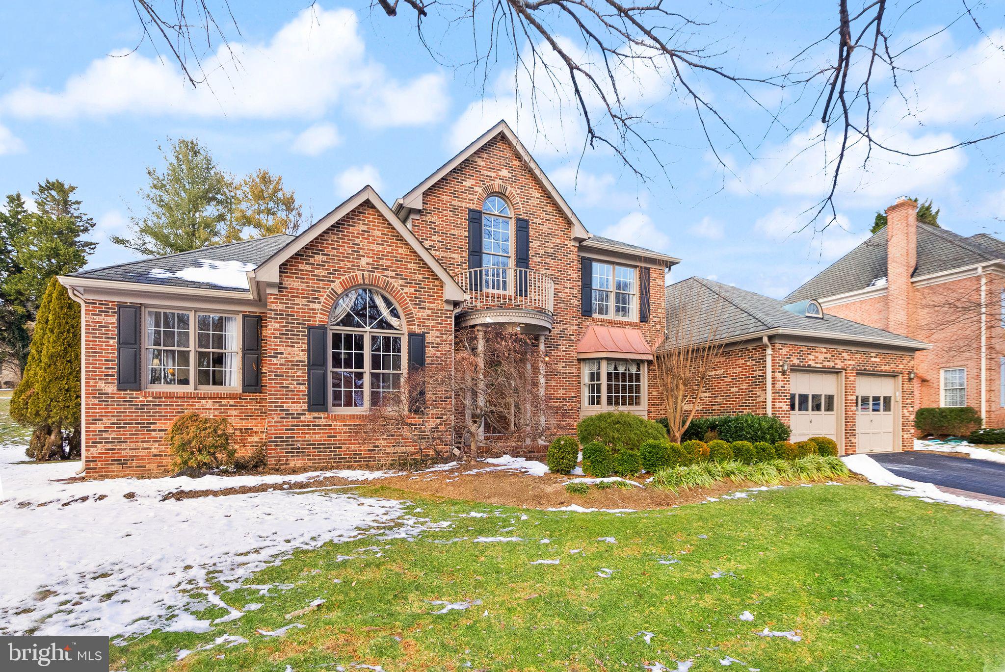 GORGEOUS HOME WITH MAIN LEVEL OWNER'S SUITE! Welcome to this luxurious and classic home, perfectly situated on a prime 1/2-acre lot in Vienna, just four miles from Tysons Corner! Nestled in a beautiful, prestigious neighborhood known for its spacious lots and exclusive feel, this home boasts a wealth of thoughtful features and a warm, inviting atmosphere, including neutral paint, hardwood floors, and crown molding and trim. As you approach the home, the three-sided brick front and Hardiplank siding exude classic elegance, complemented by a covered portico and mature landscaping. Greet friends and family in the stunning two-story foyer with hardwood floors. The main level is both gracious and convenient, featuring a formal living room with a wood-burning fireplace and a private office with tall ceilings. The formal dining room, with its bay window, is perfect for hosting family gatherings. The inviting family room, also with a wood-burning fireplace, is adjacent to the newly remodeled kitchen! The kitchen was redesigned in 2022 with handsome two-tone cabinetry, a Wolf six-burner gas cooktop with a stylish hood, double ovens, a built-in pantry, and a large island with quartz countertops. Natural light pours into the breakfast room through the charming bay window, which offers lovely views of the backyard. The main level also offers an elegant owner’s suite with vaulted ceilings, two closets, and a large, spa-like bath, ready for your modern updates. **  The upper level features a landing with hardwood floors and three generous bedrooms and two full baths. The princess suite offers a private bath, while bedrooms two and three share a secondary bath with double vanities. The lower level features a large recreation room and full bath with new carpet and paint, offering plenty of possibilities for entertainment or relaxation. There is also ample space for storage and an office to complete the lower level. The expansive flagstone patio, complete with a built-in bench and grill with a power burner, invites outdoor relaxation and entertaining. This lovely home offers a wonderful backyard setting and comes with a front-load two-car garage. Enjoy the comfort and serenity of this beautiful community, with all the luxuries one could desire in a stunning home. Great location, close to the charming Vienna commercial district, as well as parks, shopping, dining, Tysons Corner, Reston, Meadowlark Botanical Garden, Wolf Trap, Great Falls National Park, Lake Fairfax, and Roer's Zoofari. Easy access to the Silver Line Metro, Rt. 7, Dulles Toll Rd, and Georgetown Pike!