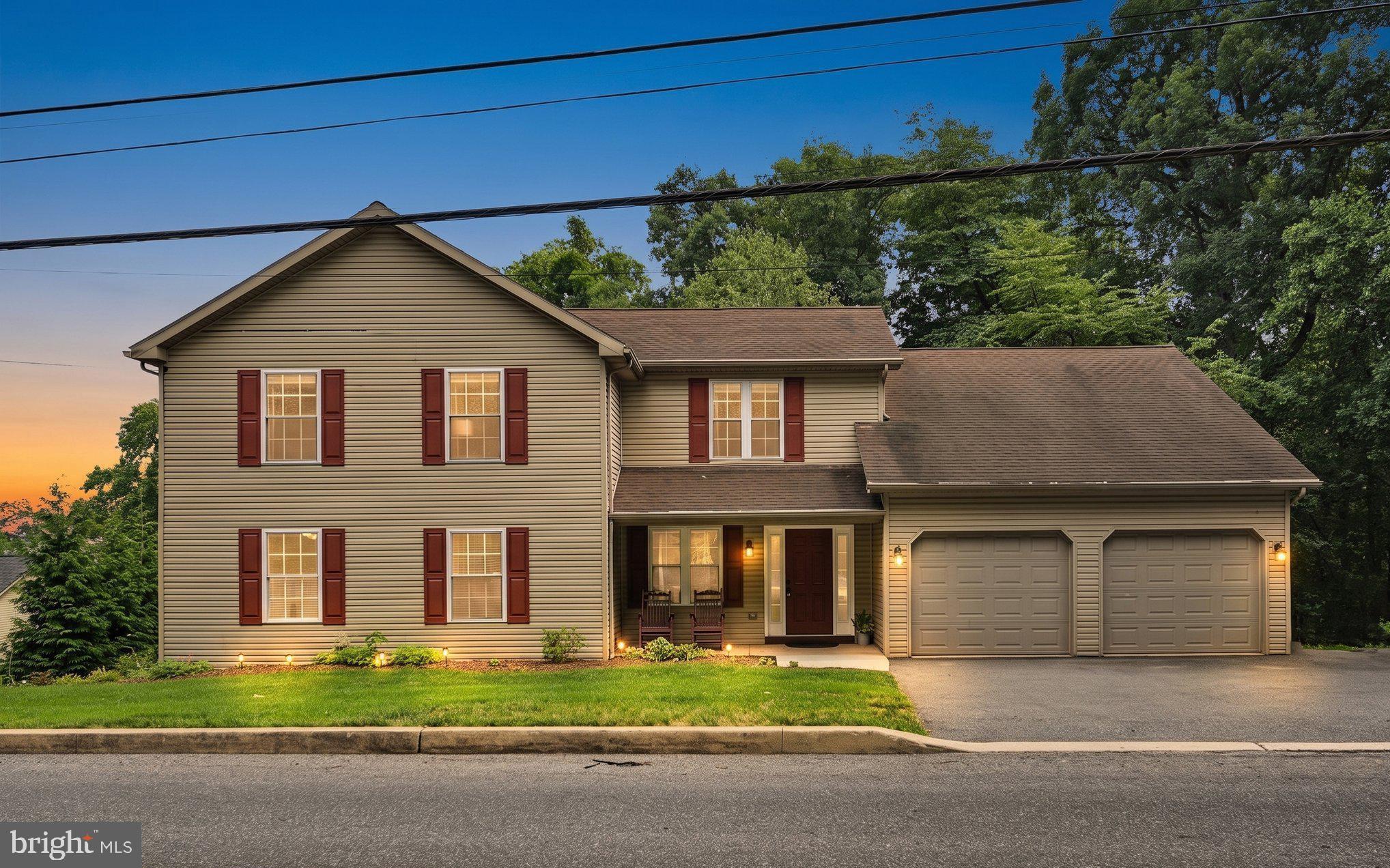 Welcome home to - 367 Ridge Ave in Ephrata! Experience the perfect blend of comfort and style in this beautifully maintained 4-bedroom, 2.5-bath, two-story home. Move-in ready and brimming with charm, this house is more than just a place - it's a haven for you and your family! At the heart of the home, a stunning chef’s kitchen showcases gleaming Corian countertops and an accent island topped with granite as well as recent stainless steel appliances and modern open shelving, perfect for family gatherings or entertaining friends!  The spacious living area is enhanced by a cozy pellet stove, ideal for relaxing on winter evenings, it also includes in floor radiant heat in a majority of the house including the kitchen, dining area, foyer and the two secondary bedrooms on the second floor! Enjoy a flexible first-floor bedroom that could also be used as an office, along with a conveniently located main floor laundry and half bath. Upstairs, discover three generously-sized bedrooms, including a luxurious master suite complete with its own private bathroom. Two additional spacious bedrooms and another full bath complete the second floor of this home! The expansive basement is an entertainer's dream, providing an excellent space for games, reading, or simply unwinding after a long day. The clean and versatile garage features its very own mini split, making it perfect for a workshop, extra living space, or entertaining guests. Step outside to a large yard that offers multiple areas for outdoor recreation, gardening, and relaxing! The property backs up to secluded woods, providing a peaceful retreat right in your backyard. Don't miss your chance to call this stunning property home! Schedule a viewing today, while there is yet time!