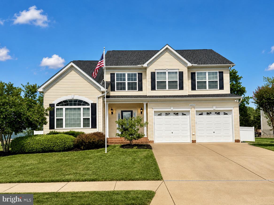 Welcome to this beautifully maintained home in the desirable Estates at Joy Chapel! Offering 5 bedrooms, 3.5 bathrooms, and over 4,000 square feet of finished living space, this home sits on a 1/3-acre lot backing to trees and farmland for added privacy.
A dramatic two-story foyer welcomes you inside, where hardwood floors, formal living and dining rooms, crown molding, wainscoting, and abundant natural light create an inviting atmosphere. The gourmet kitchen features granite countertops, maple cabinetry, a center island, double wall ovens, and a spacious breakfast area with direct access to the deck overlooking the fenced backyard. Just off the kitchen, the family room with a gas fireplace provides the perfect gathering space.
Upstairs, the spacious primary suite offers two walk-in closets and a luxurious ensuite bath with dual vanities, a soaking tub, and a tiled shower. Three additional bedrooms and a conveniently located laundry room complete the upper level.  The finished basement adds incredible flexibility with a large recreation room, fifth bedroom (or office), full bathroom, workshop/unfinished area with sink, and plenty of storage.
This home is conveniently located in St. Mary's County with easy access to schools, shopping, restaurants, and NAS Patuxent River.  Its the perfect combination of space, comfort, and location.