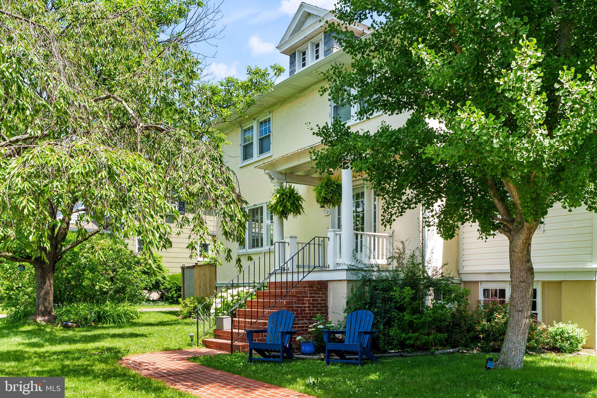 Welcome to 110 OSBORNE AVENUE: an exceptional opportunity to own a meticulously maintained character home in one of Old Catonsville's most sought-after neighborhoods. This exceptional 3-bedroom, 1 full bath, 2 half bath home boasts beautifully refinished hardwood floors throughout, in-swing casement windows with brass locks and latches, thoughtfully redesigned mudroom featuring a charming Dutch door, and oversized window that fills the space with natural morning light and easy access to the spacious shaded rear deck and large, fully fenced in backyard, spacious carport with locked storage in the rear. A charming front garden showcases a beautiful mix of native species and cottage garden favorites. Other features include the walk-up attic ideal for storage, or your vision for added living space and spacious basement with laundry, half bath, and french drain with sump pump. 
Ideally situated on one of Old Catonsville's picturesque streets, the home is within walking distance of the local Elementary school and just moments from local restaurants, shops, the library, and community favorites. Outdoor enthusiasts will enjoy convenient access to the nearby Trolley Trail and Patapsco Valley State Park.
Enjoy everything that makes Catonsville special—from seasonal festivals and farmers markets to the town's cherished Fourth of July celebrations. Opportunities like this are rare. Don't miss your chance to own a truly special home in one of Catonsville's most desirable locations.

Major Improvements & Features
- Roof replaced (2017)
- Electrical system updated; all knob-and-tube wiring replaced (2019)
- Oven replaced (2019)
- Boiler and hot water heater replaced (2021)
- Gas fireplace insert installed (2021)
- Hardwood floors refinished and selectively replaced (2021)
- Dishwasher replaced (2022)
- New storm door and window at rear entry (2026)
- Hardwood floors throughout
- Character in-swing casement windows with brass fixtures
- Redesigned mudroom with Dutch door and oversized window
- Spacious rear deck overlooking a large, fenced-in backyard
- Carport with locked storage
- Fully fenced-in yard
- Meticulously maintained throughout

++Please call Kristin Lee Antonino for any questions regarding this property!++