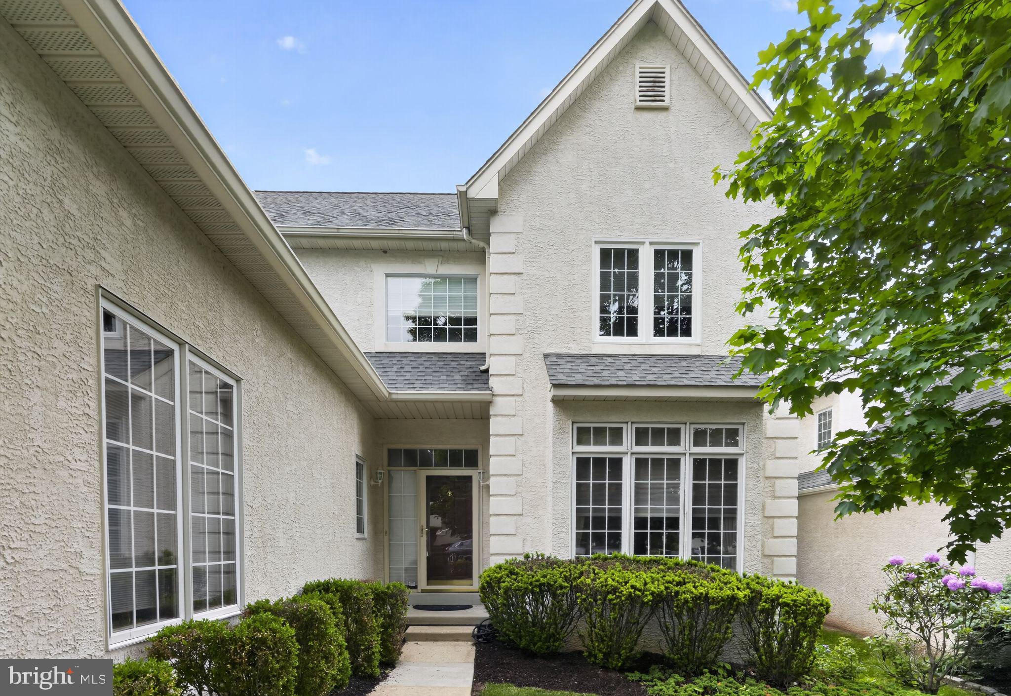 Welcome home to this stunning, move-in ready residence in the sought-after community of The Reserve at Springton Woods. Nestled in a beautifully maintained neighborhood of single-family homes, 9 Ridgeview offers the perfect blend of comfort, style, and convenience.
This custom-built home features 3 bedrooms, 2.5 bathrooms, and an inviting open layout designed for both everyday living and entertaining. Step into the light-filled foyer accented by gleaming hardwood floors, which lead into the expansive family room with soaring vaulted ceilings and two French doors opening to a peaceful private deck — the perfect place to relax and unwind.

The family room flows seamlessly into the breakfast area and spacious kitchen, complete with abundant cabinetry, updated appliances, and generous counter space. The formal dining room easily accommodates large gatherings, while the oversized living room provides additional space for entertaining or quiet evenings at home. A first-floor powder room, laundry room, and interior access to the attached 2-car garage add convenience to daily living.

Upstairs, the impressive primary suite serves as a private retreat, featuring a large walk-in closet with custom California Closets and a luxurious en-suite bath with double vanity, Jacuzzi soaking tub, and separate stall shower. Two additional generously sized bedrooms and a full hall bath complete the second floor.

The lower level is approximately three-quarters finished and offers exceptional flexibility with two separate rooms — ideal for a home office, gym, game room, or potential fourth bedroom.

Additional highlights include updated HVAC and hot water systems for added peace of mind, plus access to the community pool for summer enjoyment.

Located within the highly regarded Rose Tree Media School District, this secluded yet conveniently located community offers easy access to shopping, dining, parks, and major roadways. This is the one you’ve been waiting for!