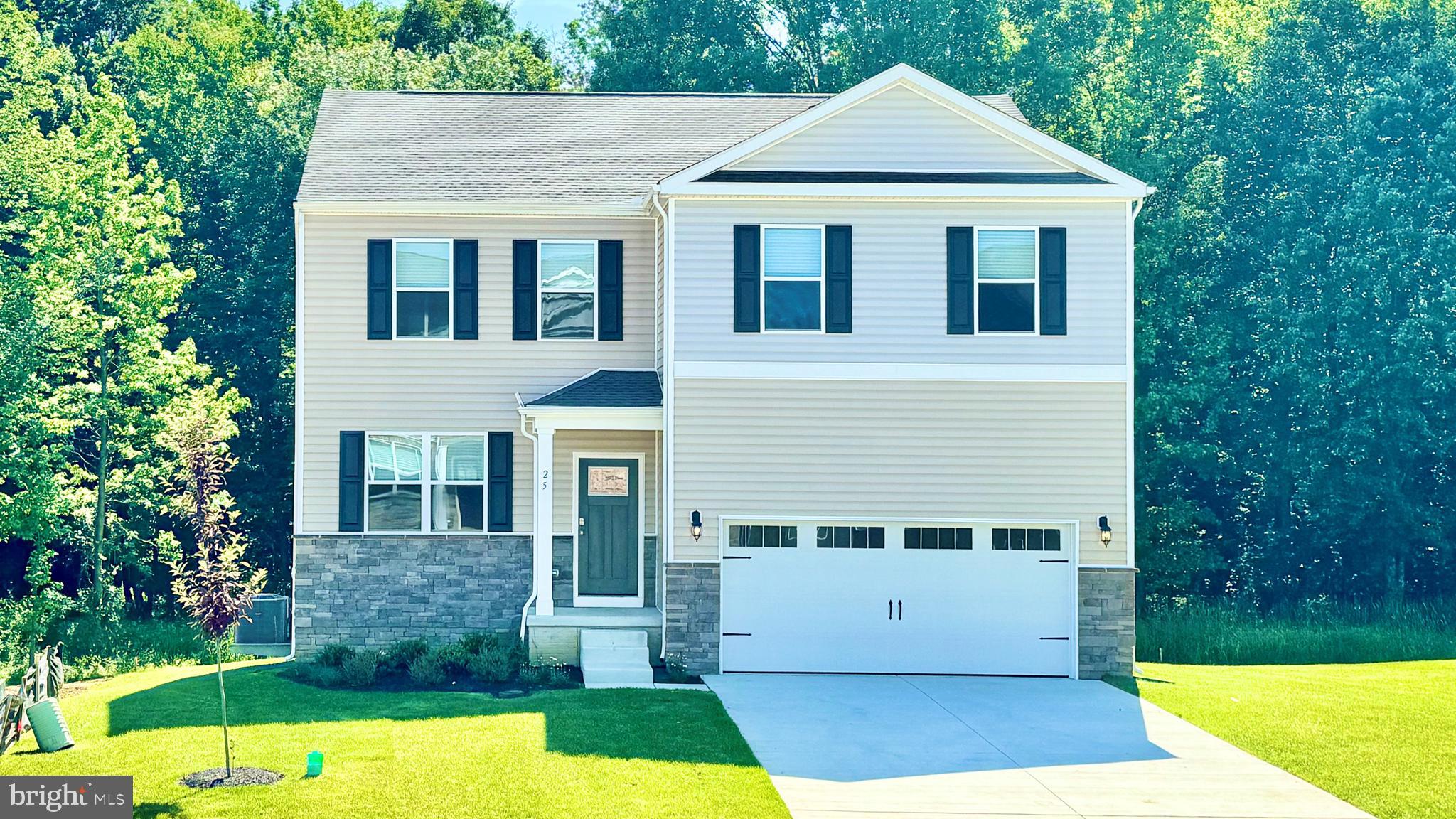 Welcome to 525 Hetty Boulden Lane in Elkton, MD, a new home soon to be under construction in our newest community, The Preserves at Southfields. The Galen, a 2,340 square foot two-story home, offers four bedrooms, two and a half bathrooms, a flex room, 9’ ceilings and a two-car garage.

This well-designed home has an inviting foyer that is open to the functional flex room that can be used as an office, playroom or formal dining space. 

The well-appointed kitchen features space-efficient white cabinetry and granite countertop space, an oversized corner pantry, a spacious island with a sink and additional room for seating along with stainless-steel appliances.

The kitchen flows seamlessly into the dining space and the sizeable great room. The first floor also offers a powder room, coat closet and storage area.

As you make your way up the stairs that are nestled in the corner of the great room you will find a vast landing. The impressive owner’s suite boasts an expansive bedroom, a huge walk-in closet and a contemporary owner’s bathroom with a large shower and toilet closet.

Three generously sized secondary bedrooms, a spacious hall bathroom with double vanity, and the conveniently located laundry room complete the upstairs.

The home will include a white window treatment package, a fully sodded, irrigated, and landscaped yard, and the exclusive Smart Home® package through ADT giving you complete peace of mind living in your new home.

Pictures, artist renderings, photographs, colors, features, and sizes are for illustration purposes only and will vary from the homes as built. Image representative of plan only and may vary as built. Images are of model home and include custom design features that may not be available in other homes. Furnishings and decorative items not included with home purchase.