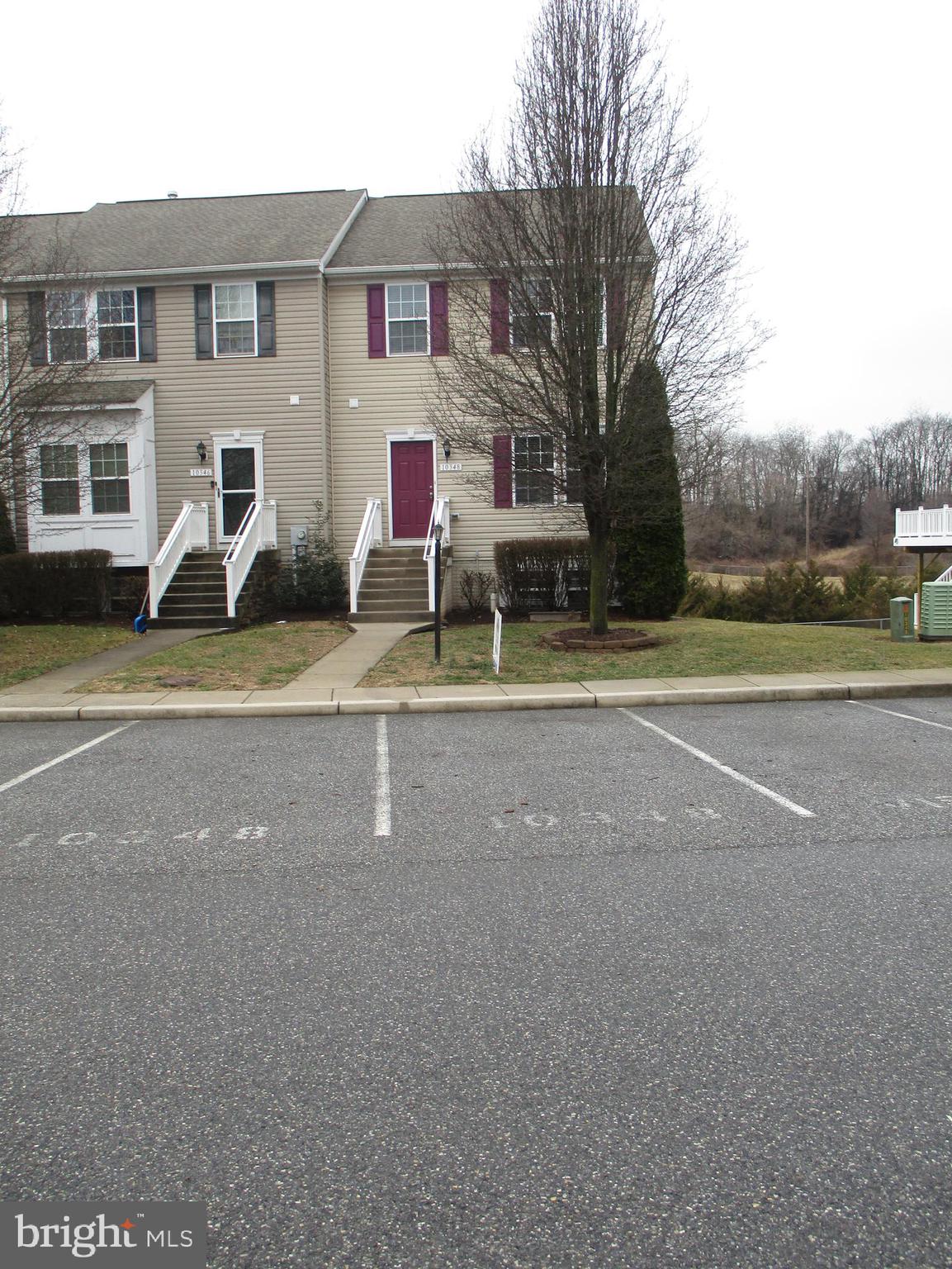NEED A QUICK SETTLEMENT? CONTRACT FELL THROUGH BECAUSE OF BUYER'S FINANCING- FHA  APPRAISAL IS COMPLETE- $335,000.00- $5,000.00 INSTANT EQUITY. HOME INSPECTION COMPLETE WITH ALL REPAIRS (MINOR). TITLE WORK IS COMPLETE (OLDE TOWN TITLE). BUYER CAN SETTLE FASSSSST!

PLEASE LOOK AT COMPS AND PICTURES OF THE TOWNHOMES THAT HAVE SOLD IN CARRIAGE HILL, AND THEN LOOK AT THIS HOME! THE OWNER HAS JUST ADDED NEW STAINLESS STEEL APPLIANCES IN THE KITCHEN. THE OWNER ALSO ADDED LAMINATED FLOORING ON THE ENTIRE MAIN FLOOR. THIS BEAUTIFUL LARGE END UNIT TOWNHOME IS CONVENIENTLY LOCATED NEAR ROUTES 70/ 81; THE NEW SHARPSBURG PIKE SHOPPING CORRIDOR; AND ELEMENTARY, MIDDLE AND HIGH SCHOOLS. THE HOME HAS (4) BEDROOMS/ 3.5 BATHS, WITH (3) FINISHED LEVELS- LOCATED IN THE CARRIAGE HILL COMMUNITY (NO CITY TAXES). THIS HOME HAS BEEN WELL TAKEN CARE-OF BY THE OWNER. THE LOWER LEVEL HAS A LARGE BEDROOM, FULL BATH, LAUNDRY FACILITIES, AND A FAMILY ROOM, THAT WALKS OUT TO A SLATE PATIO, WITH RAISED FLOWER BEDS , AND A FIRE PIT. THE REAR YARD BACKS TO AN OPEN AREA THAT ACTS AS A BUFFER TO THE NEXT COMMUNITY. THE MAIN LEVEL HAS A LIVING ROOM, DINING ROOM, HALF BATH, AND A NICE SIZED EAT-IN KITCHEN- WITH AN ISLAND, AND SLIDING GLASS DOORS, THAT  COULD LEAD TO A FUTURE REAR DECK.  THE UPPER FLOOR HAS A PRIMARY BEDROOM WITH A FULL BATH (DOUBLE SINK VANITY). THERE ARE (2) ADDITIONAL BEDROOMS, AND A FULL BATH.
THE ADVANTAGES OF BUYING THIS HOWM ARE: 1-CHEAPEST PRICED HOME IN THE NEIGHBORHOOD, 2- BELOW MARKET COMPARIBLES, 3-COUNTY TAXES ONLY (NO CITY TAXES LIKE MORST NEW TOWNHOUSES IN HAGERSTOWN), 4-ECONOMICAL GAS HEAT, 5- (3) FINISHED LEVELS, 6- (4) BEDROOMS AND (3) BATHS, 7- END UNIT, 8- BACKS OPEN SPACE.  THIS HOME IS PERFECT FOR GENERALATIONAL LIVING. IF YOUR LOOKING TO PURCHASE A TOWNHOME IN HAGERSTOWN, THIS HOME IS WORTH A LOOK!