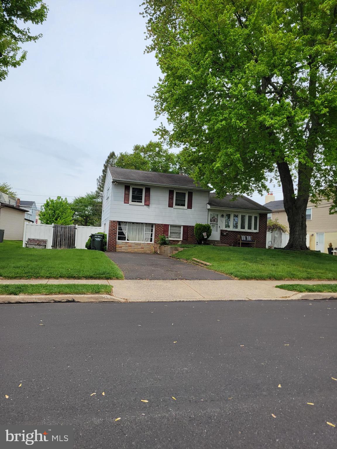 Property is a detached split level home , per tax records has three bedrooms, one full bath,half bath, partial basement, central air conditioning, possible in ground pool!