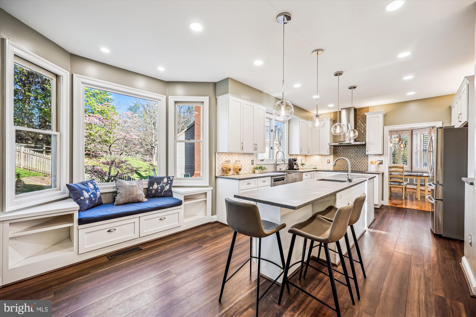 Welcome to this beautifully renovated gem in the desirable James Creek community of Olney! This spacious and thoughtfully updated home features a Brand New Kitchen with Mud-Room off of the Kitchen, an open floor plan with 4 bedrooms and a versatile 5th room perfect for a bedroom, 2nd home office, gym, or play area.
Enjoy two fully equipped kitchens, ideal for entertaining, In-laws or multi-generational living, and a walk-out basement that offers additional living space with brand new flooring installed in 2025. The owner’s suite is a true retreat, complete with a cozy sitting area with fireplace and 2 walk-in closets.
Step outside to a large deck overlooking a fully fenced backyard, perfect for relaxing or hosting gatherings. Additional highlights include a 2-car garage, new appliances (2020), remodeled kitchen (2020), half bath renovation (2022), new roof (2019), and all new HVAC systems (2019)—offering peace of mind and modern comfort throughout.
All of this just minutes from local grocery stores, shops, restaurants, parks, and commuter routes. This home truly has it all—space, style, and a prime location!