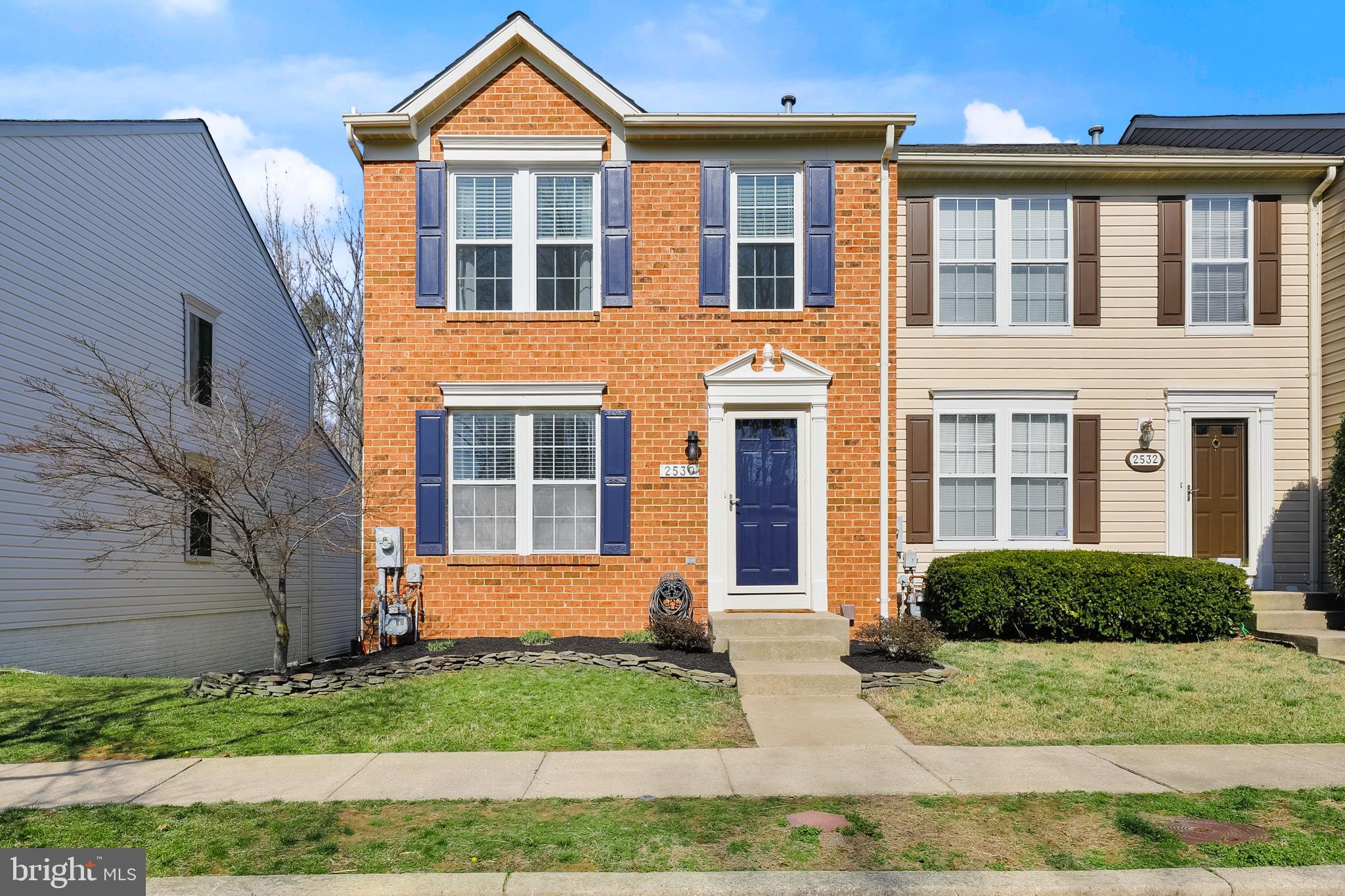 OPEN HOUSE Saturday March 26th and Sunday March 27th from 11 am to 1 pm! Gorgeous End Unit in Piney Orchard with 3 story bump-out in Rear. This home features an open floor plan with large living room, kitchen with raised panel white cabinets, quartz counters, island, and stainless steel appliances. Additional room off the kitchen can be used as a family room, sunroom or additional table space. Two tiered deck off the kitchen for summer entertaining. Private back yard backing to woods. Upper level has a spacious primary bedroom with 2 walk-in closets and en suite bath with soaking tub, shower and double vanity. Two additional bedrooms and hall bath on this level. The lower level has a family room area with gas fireplace and exit to the back yard, 4th bedroom, full bath and a laundry/storage area. One of the largest models in the neighborhood with beautiful upgrades throughout!