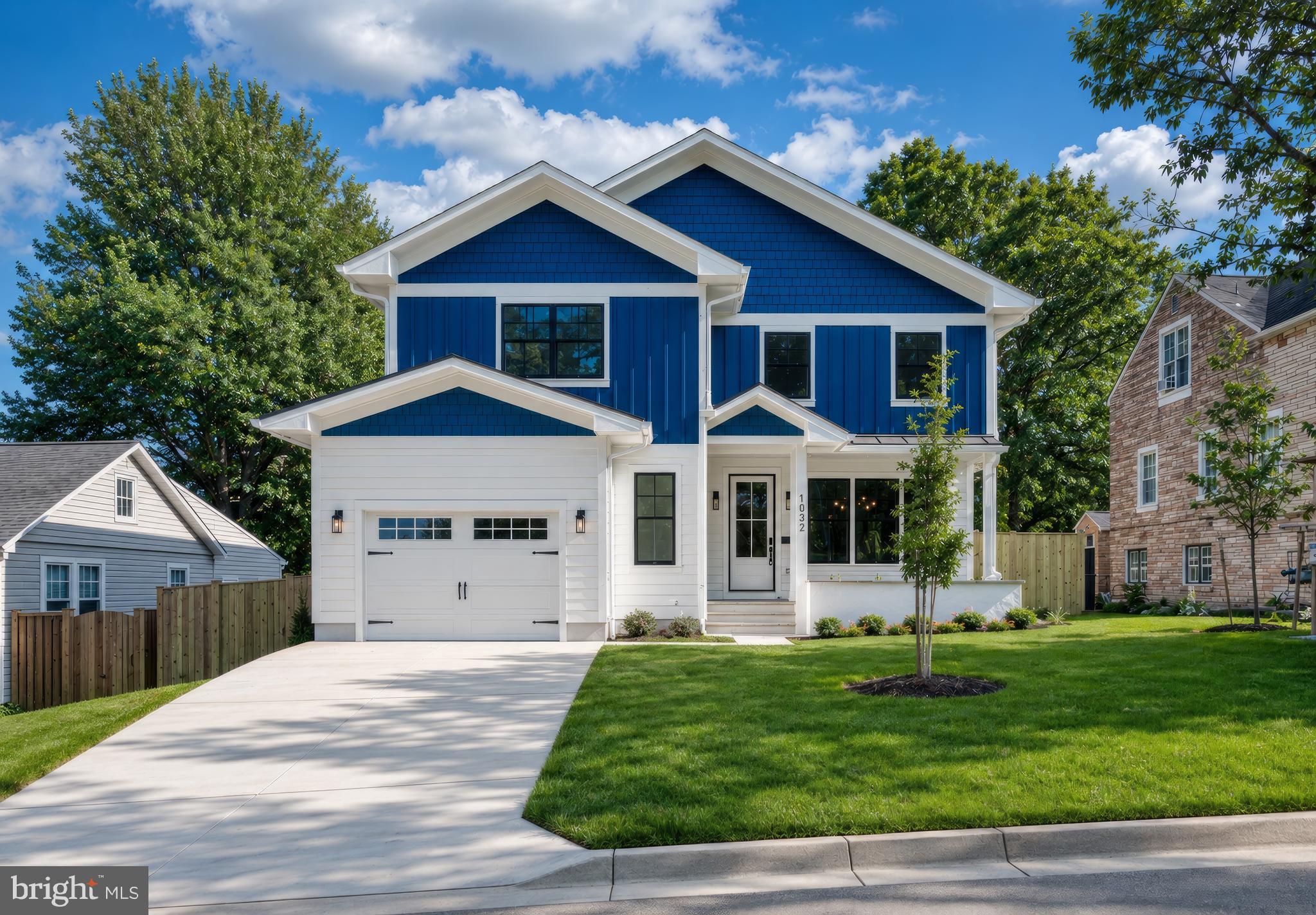 Beautiful New Construction with detached ADU in sought after Addison Heights! An amazing floor plan combines with sophisticated finishes for ideal daily living and entertaining alike. Multi-generational capable home with backyard studio guesthouse. A covered front porch leads into a welcoming foyer and 10' ceilings greet you, with hardwood floors carried throughout the main and upper levels. A convenient mud room entry from the attached one-car garage is tucked away with the close of a pocket door. Large formal dining room with built-ins is attached to the gourmet kitchen through a butlers pantry. Center island kitchen featuring chef grade appliances, high-end cabinetry and quartz countertops overlooks the backyard and the great room with coffered ceilings, and is anchored by a gas fireplace. Sliding glass doors lead out to a custom screened porch. Main level also includes a convenient powder room. Upper level features a tremendous primary suite, three additional bedrooms and two additional bathrooms. Lower level features the fifth bedroom, large wet bar, spacious office, additional storage and utility space, rec room and walk-up stairs to the backyard. Oversized 7,200 sf lot means a large backyard! Supreme location within the most convenient neighborhood throughout the entire D.M.V. – Zero stoplights to Washington D.C., close to Metro, schools, shopping, dining and grocery stores including Whole Foods. Easy access to the Pentagon, Amazon’s new National Landing HQ2 Headquarters, Virginia Tech Innovation Campus, proximity to I-395 and much more!